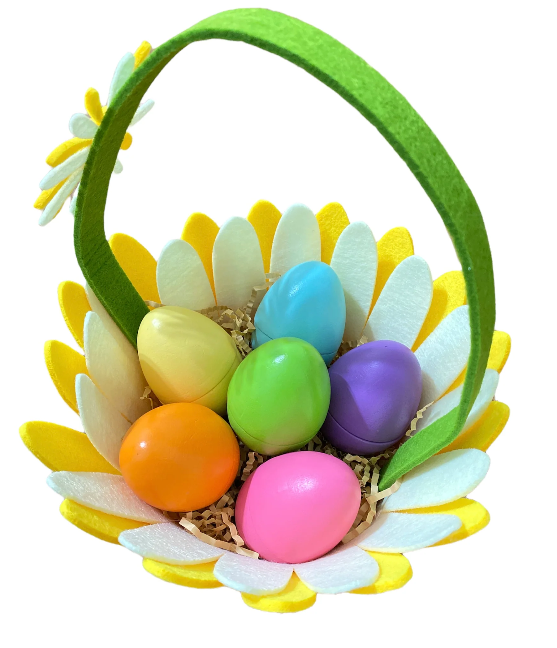 6-Piece STAINED Magnetic Wooden Eggs – Pastel/Macaron Colors - Image 6