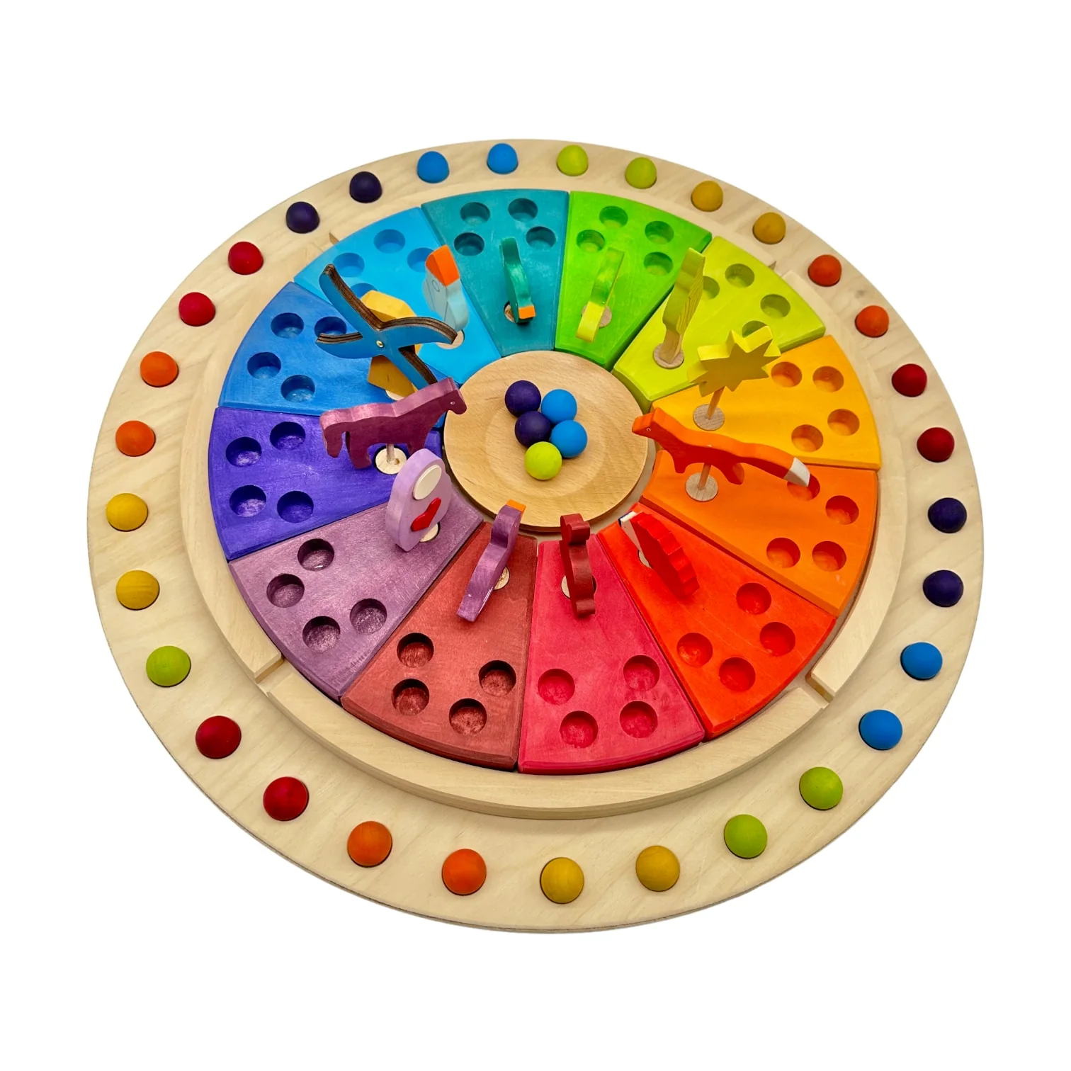 Handcrafted Open Ended Wooden Birthday Ring - Annual Calendar Ring - Image 5