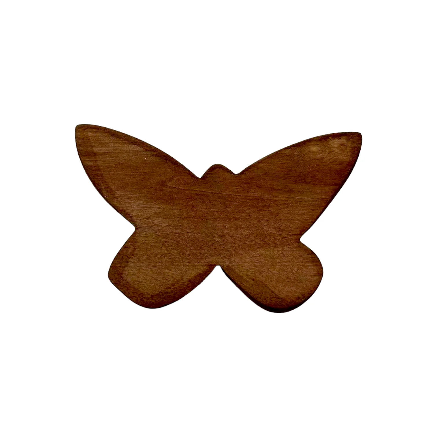 Handcrafted Open Ended Wooden Blue and Orange Butterflies Set (2 Pcs) - Image 4