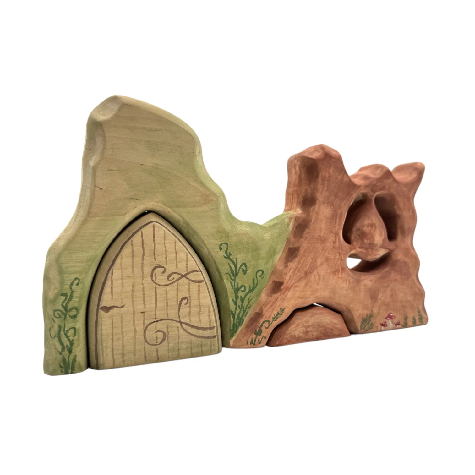 Handcrafted Open Ended Wooden Dwarf Cottage - Image 3