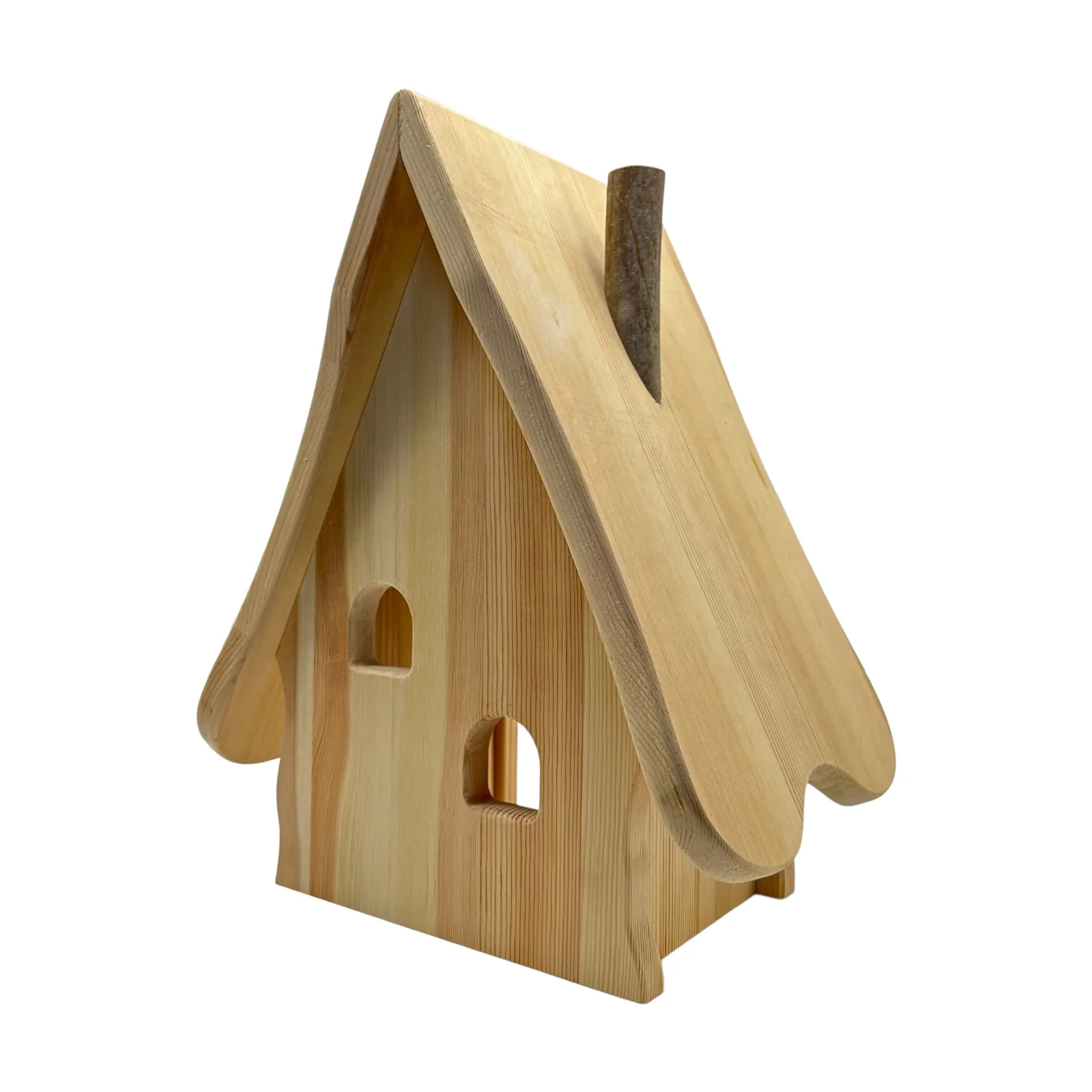 **Pre-order (Ships in 4 to 5 Weeks)**Handcrafted Open Ended Wooden Fairy Tale House - Image 2