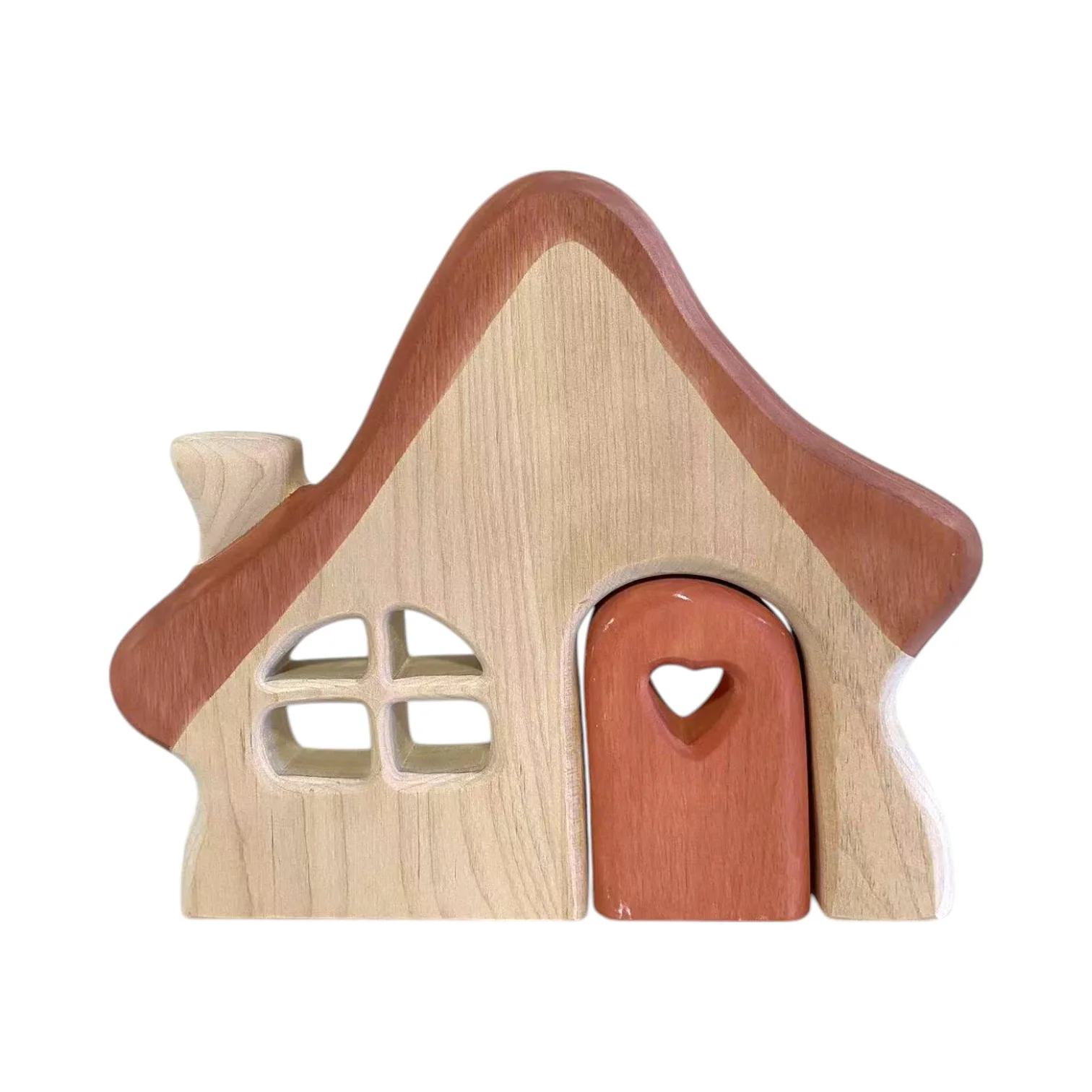 Handcrafted Open Ended Wooden Gingerbread House - Image 5