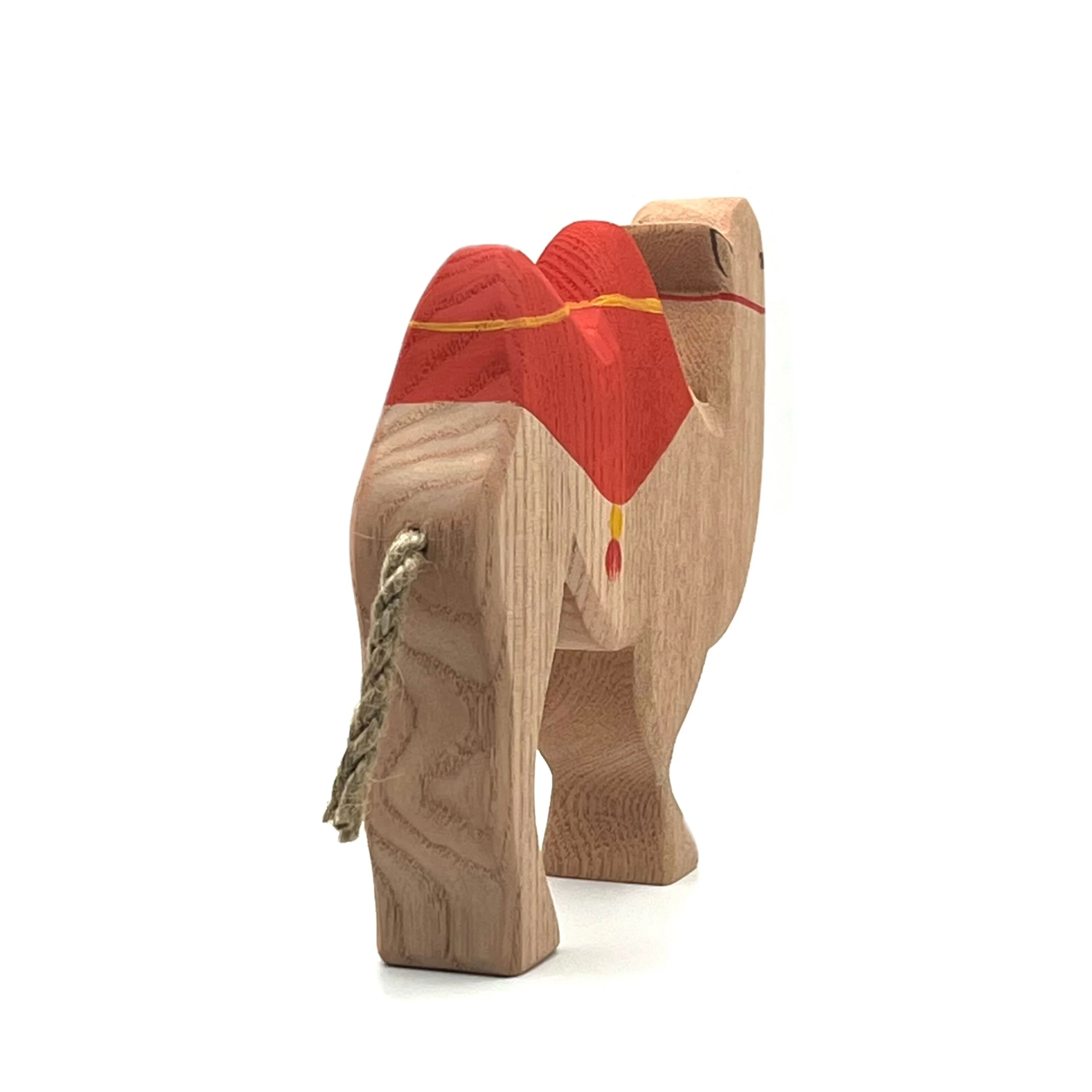 Handcrafted Open Ended Wooden Toy Animal - Camel with Saddle II - Image 4