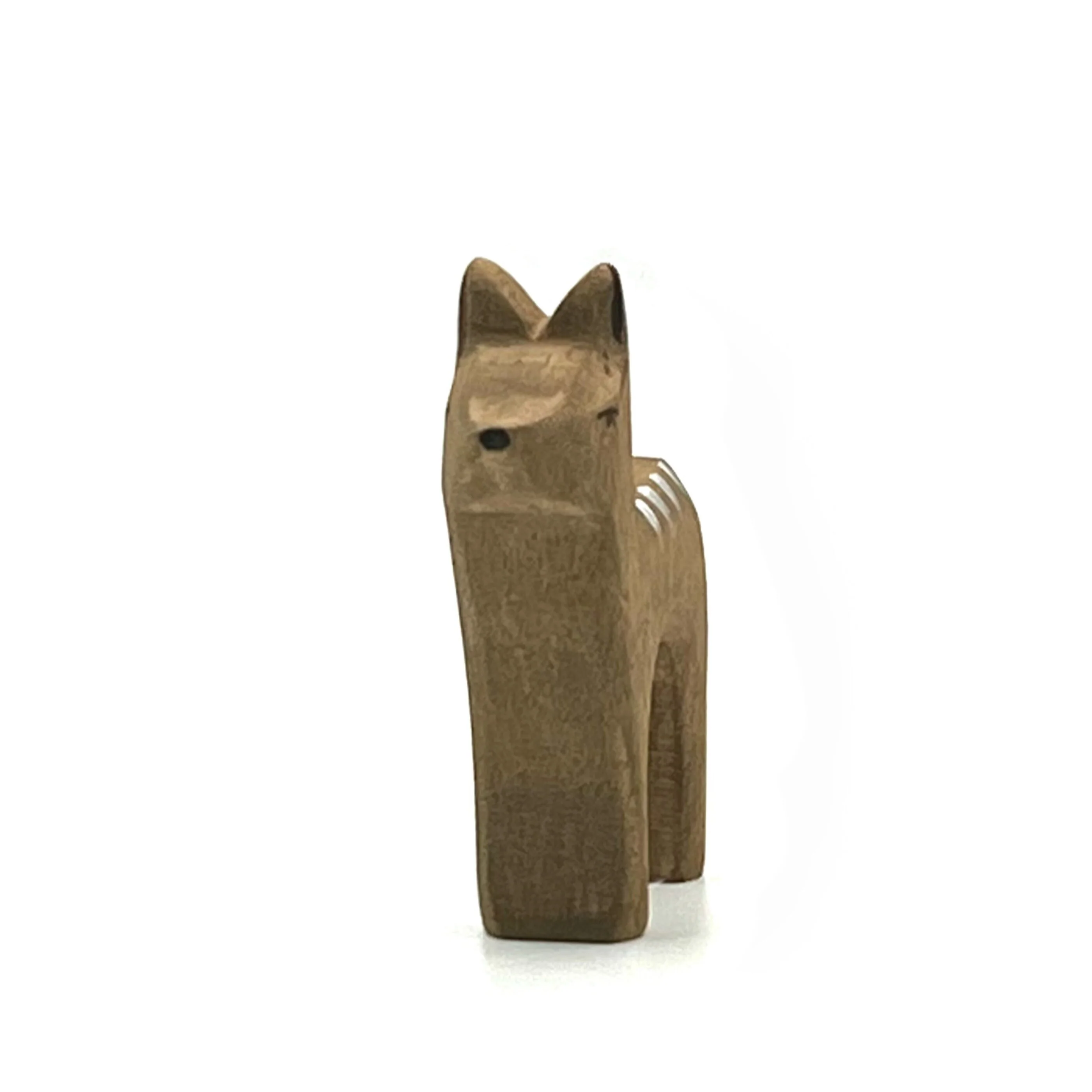 Handcrafted Open Ended Wooden Toy Animal - Deer standing small - Image 2