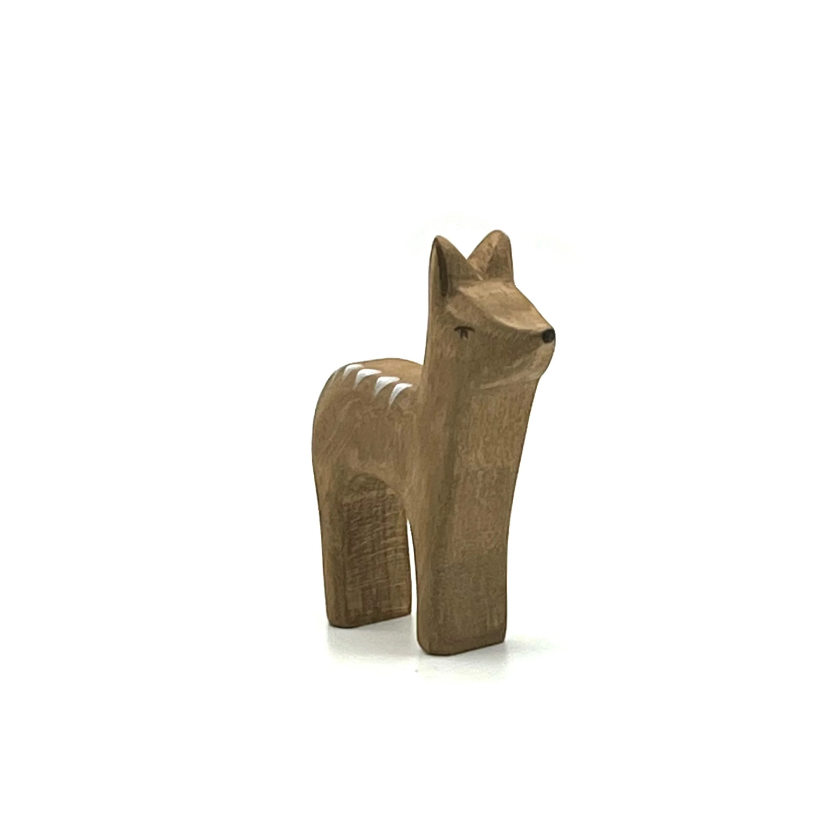 Handcrafted Open Ended Wooden Toy Animal - Deer standing small - Image 3
