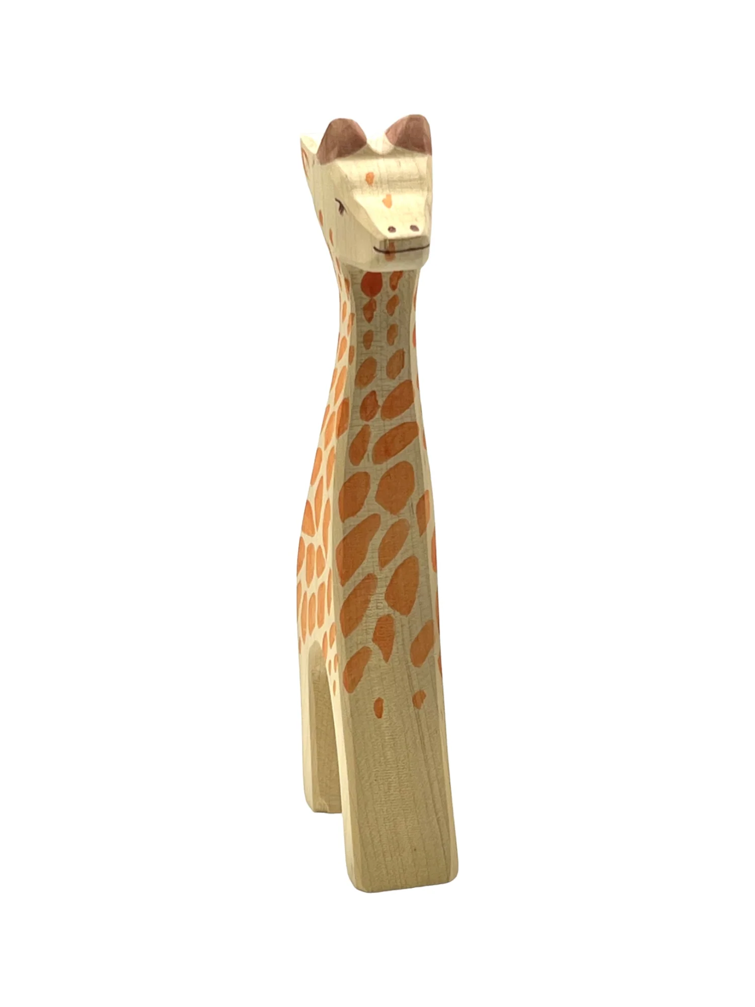 Handcrafted Open Ended Wooden Toy Animal - Giraffe Running - Image 3
