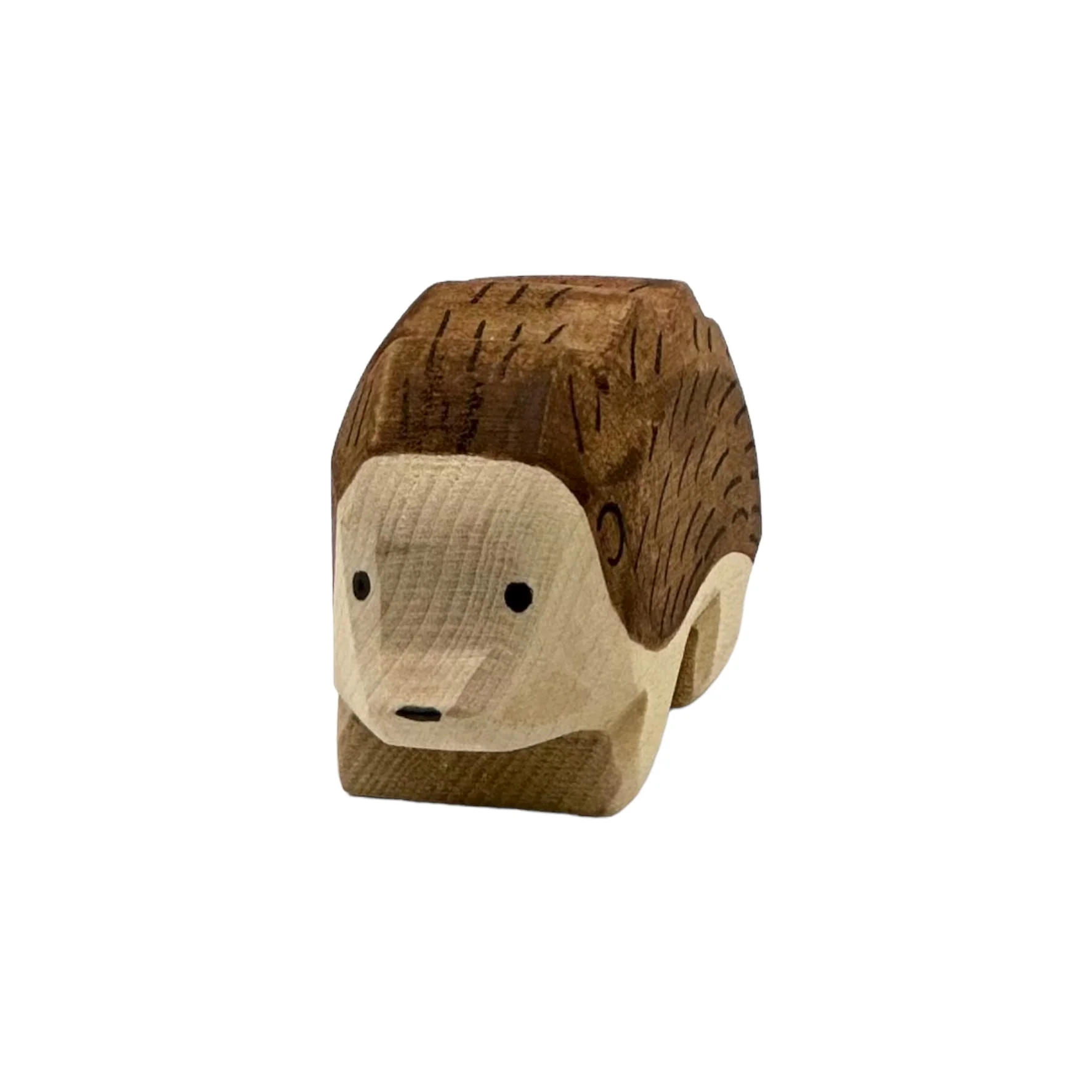 Handcrafted Open Ended Wooden Toy Animal - Hedgehog - Image 3