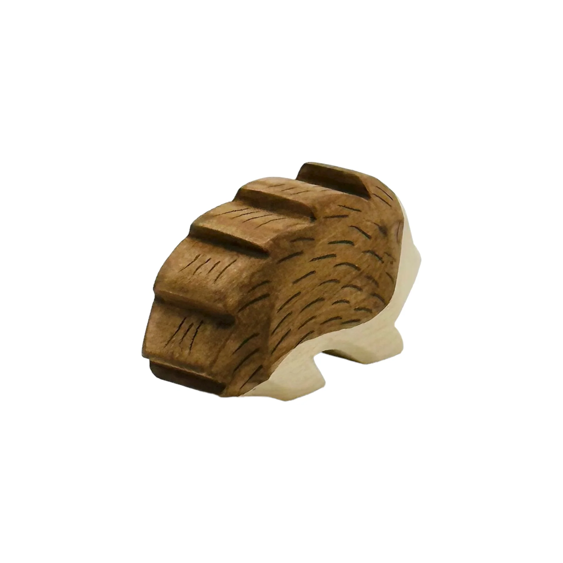 Handcrafted Open Ended Wooden Toy Animal - Hedgehog - Image 4