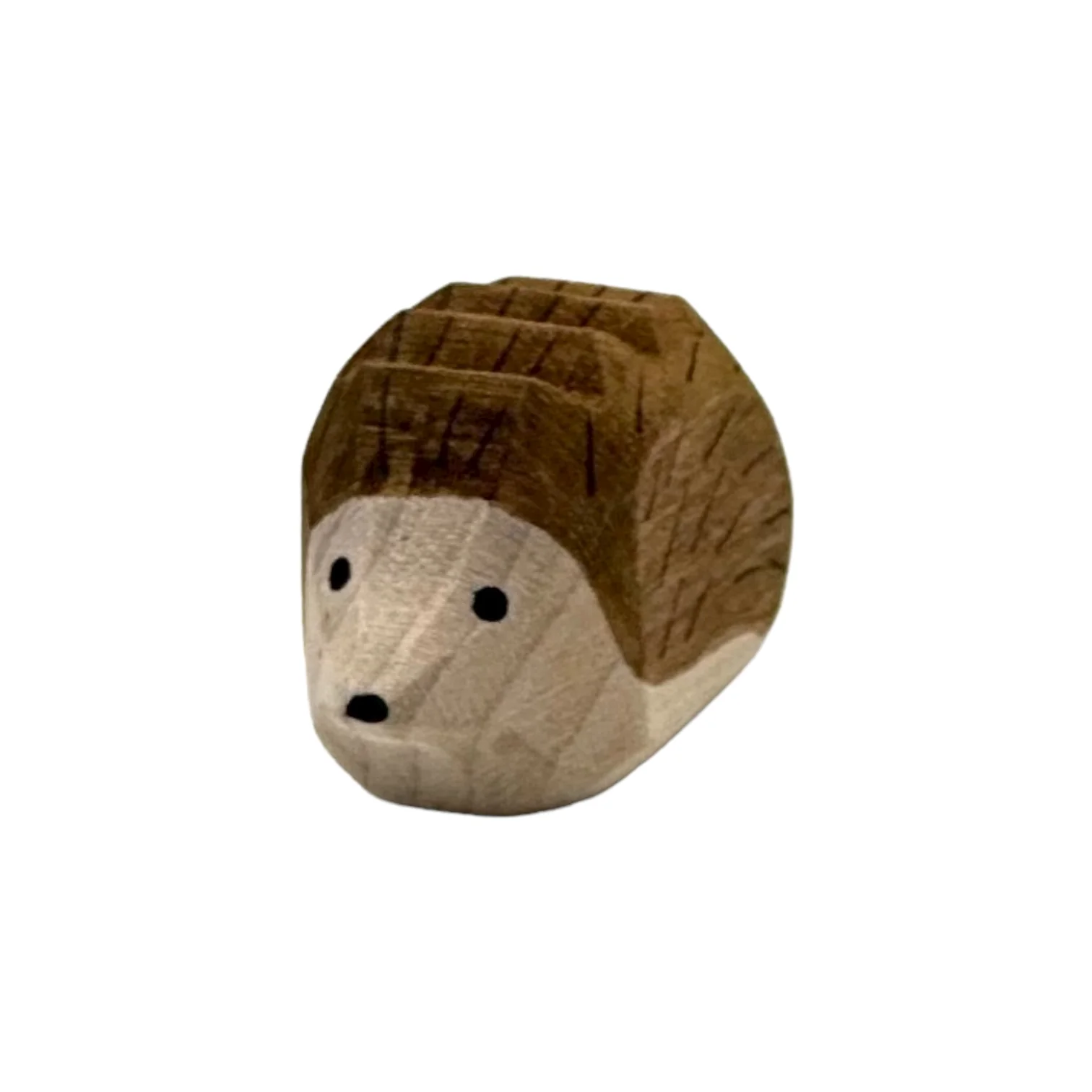 Handcrafted Open Ended Wooden Toy Animal - Hedgehog small - Image 3