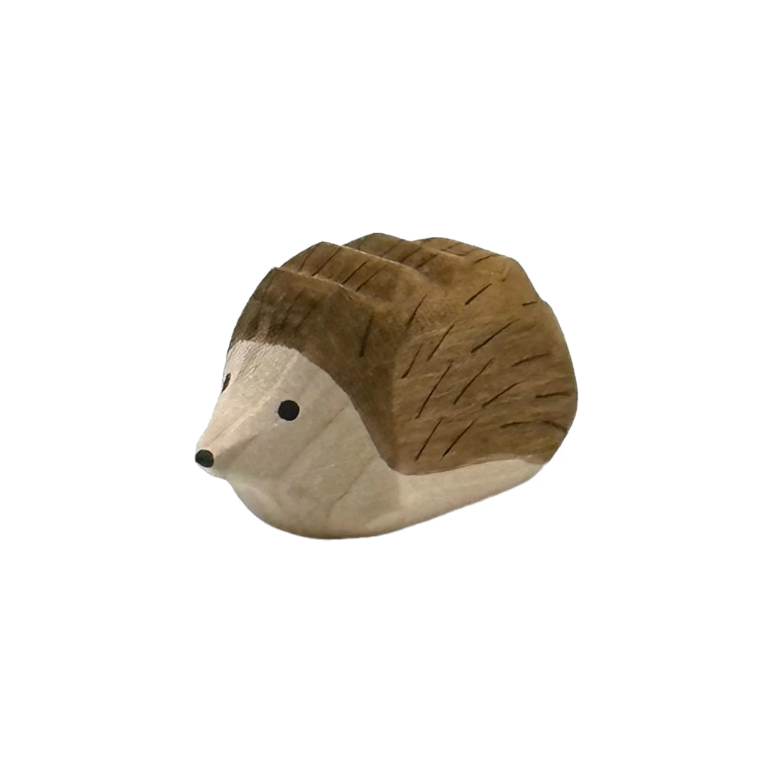 Handcrafted Open Ended Wooden Toy Animal - Hedgehog small - Image 4