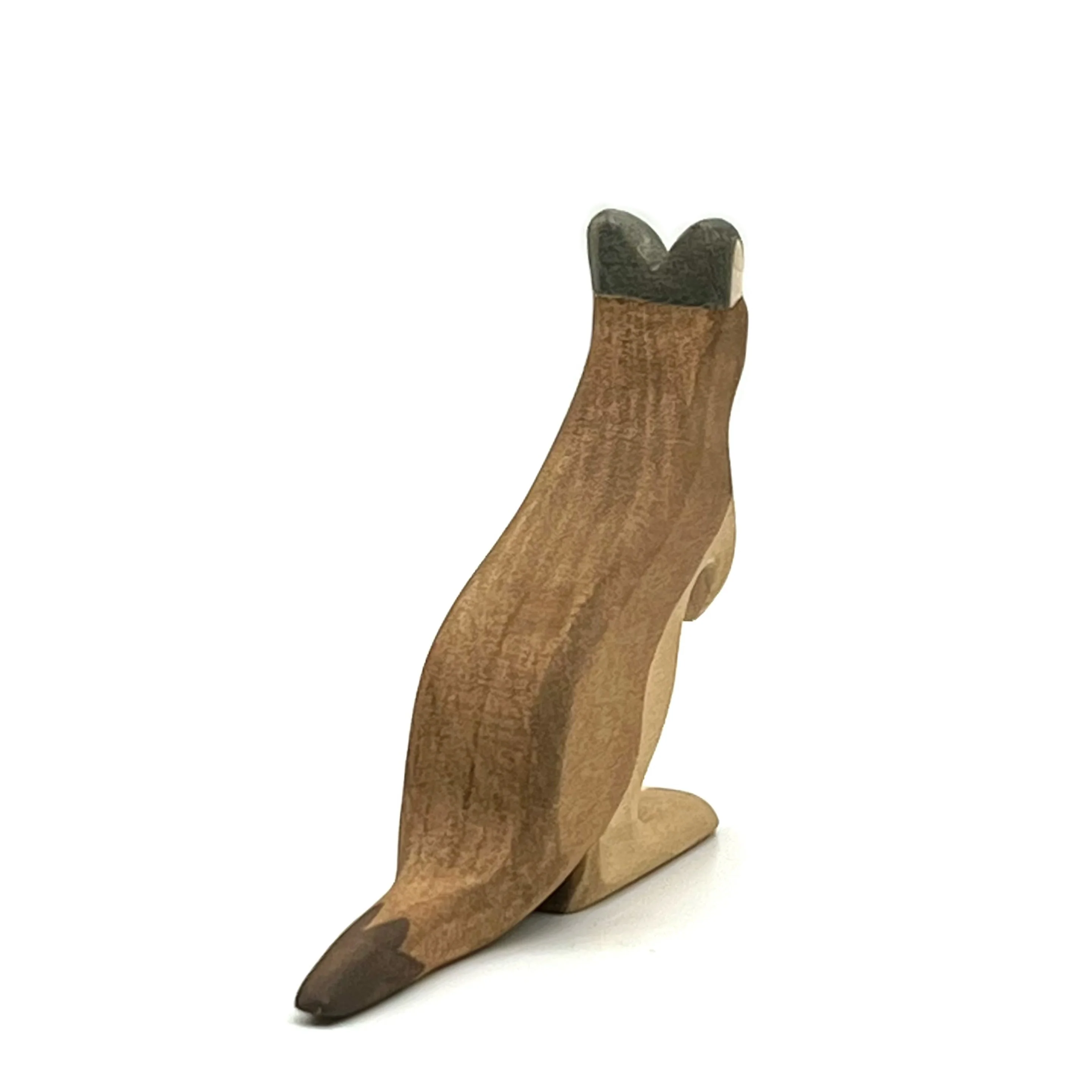 Handcrafted Open Ended Wooden Toy Animal - Kangaroo Father - Image 4