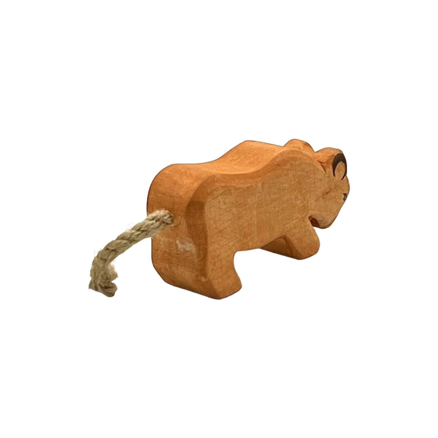 Handcrafted Open Ended Wooden Toy Animal - Lion Cub - Image 3