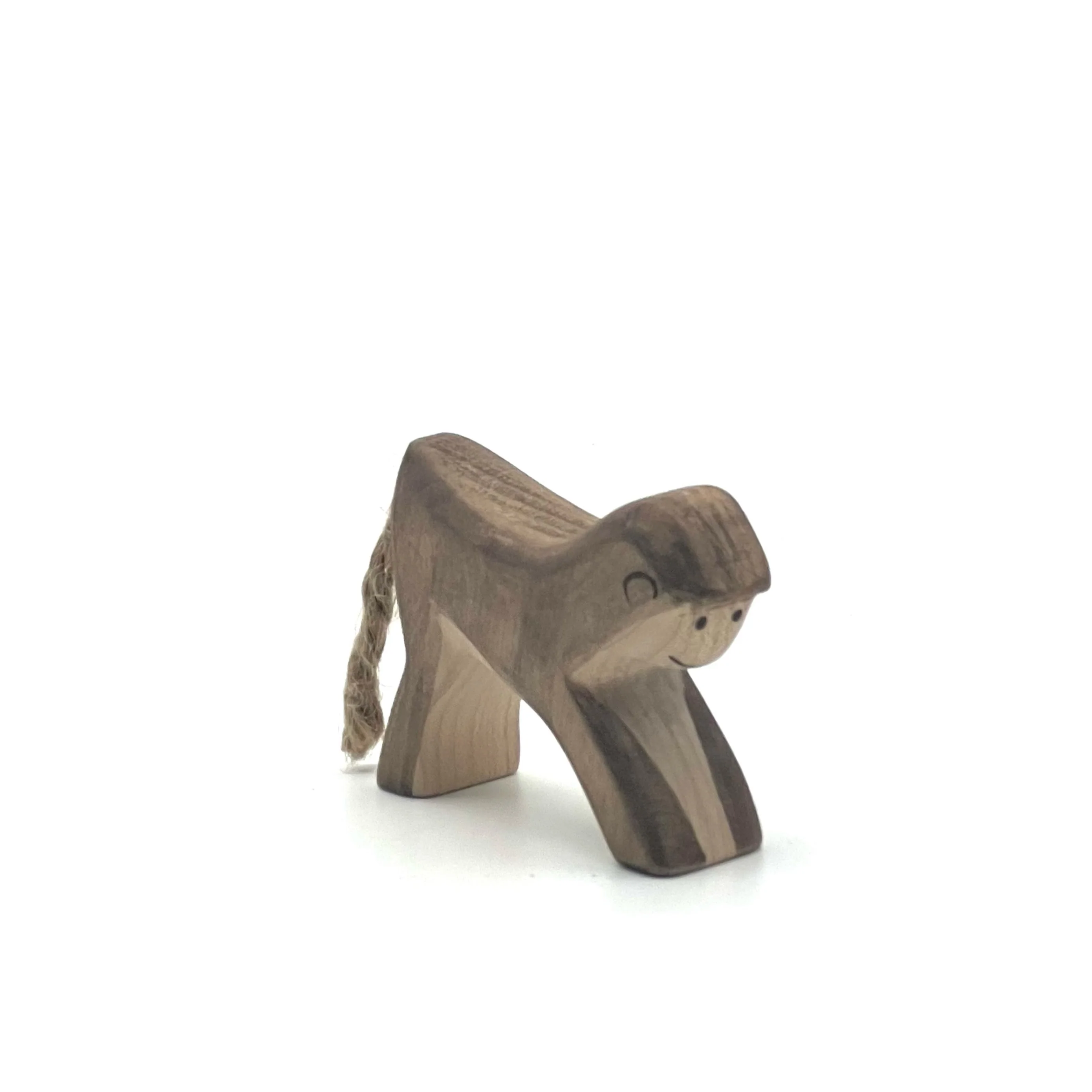 Handcrafted Open Ended Wooden Toy Animal - Monkey - Image 2