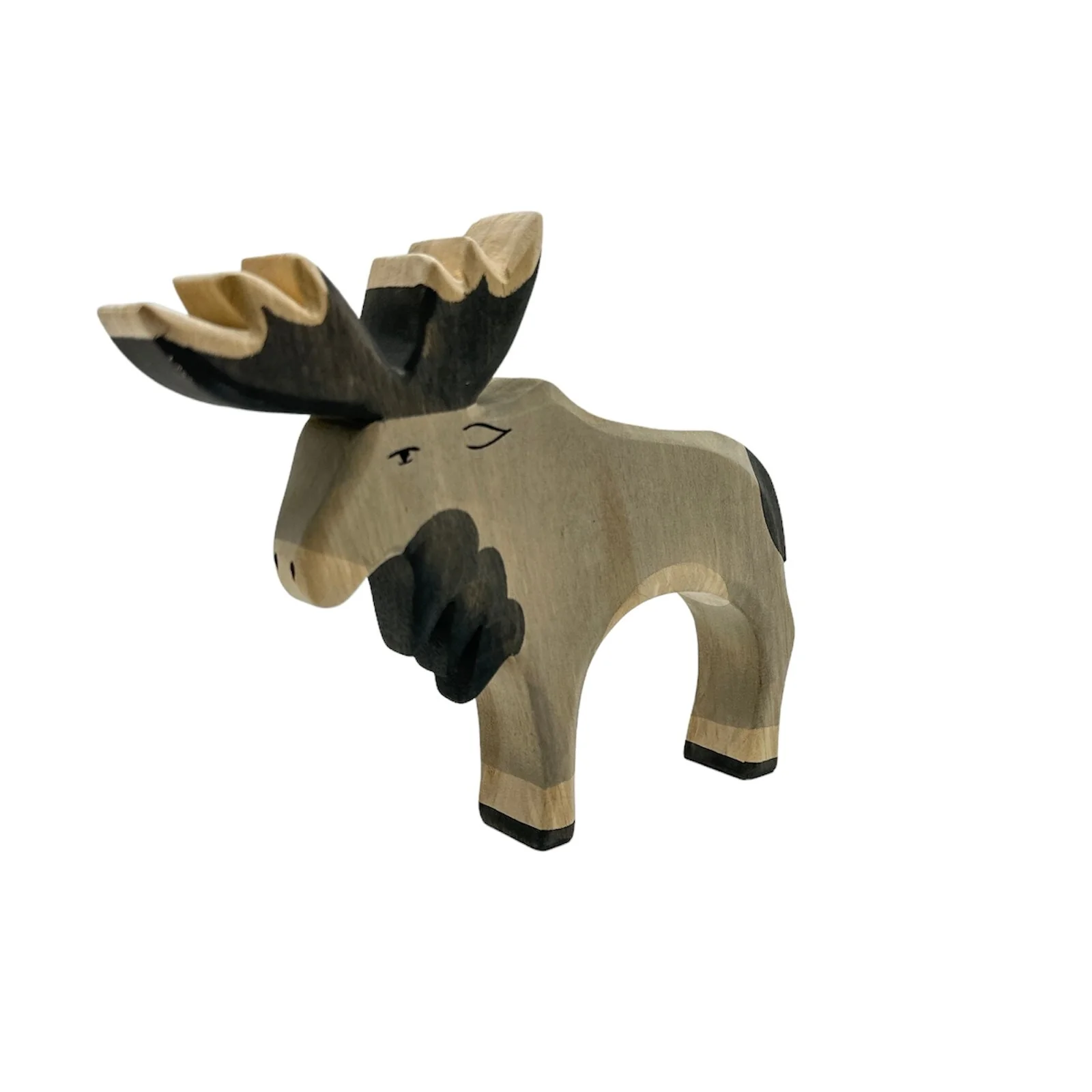 Handcrafted Open Ended Wooden Toy Animal - Moose - Image 4