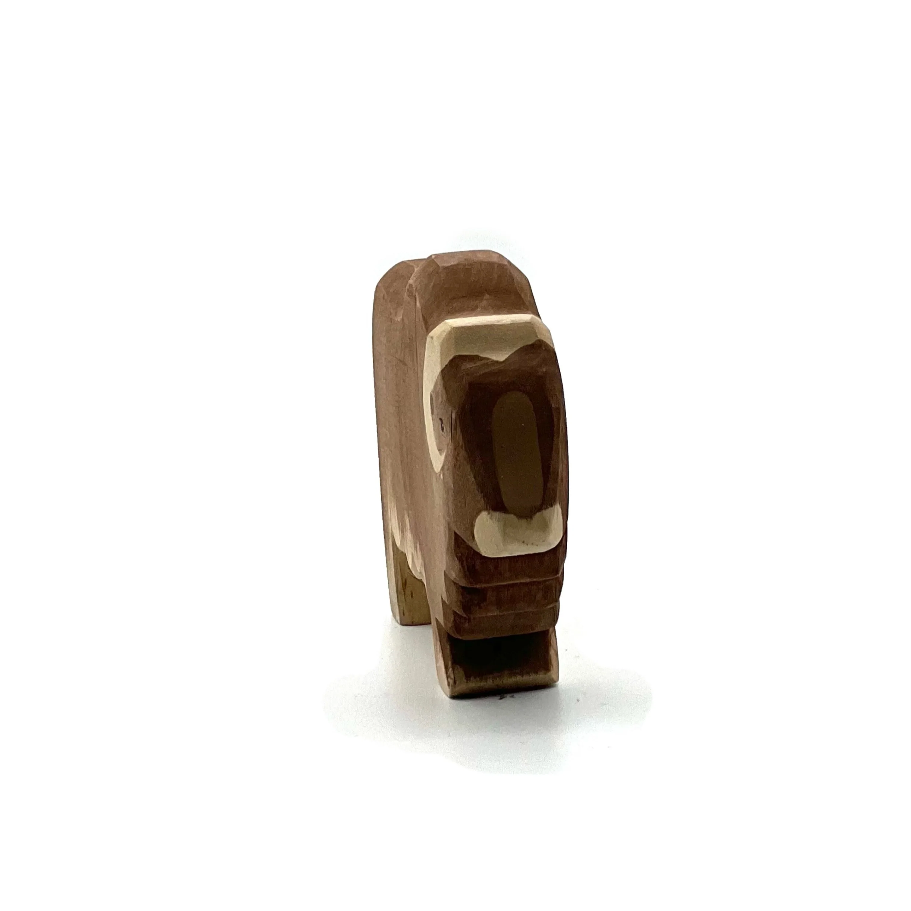 Handcrafted Open Ended Wooden Toy Animal - Musk Ox - Image 4