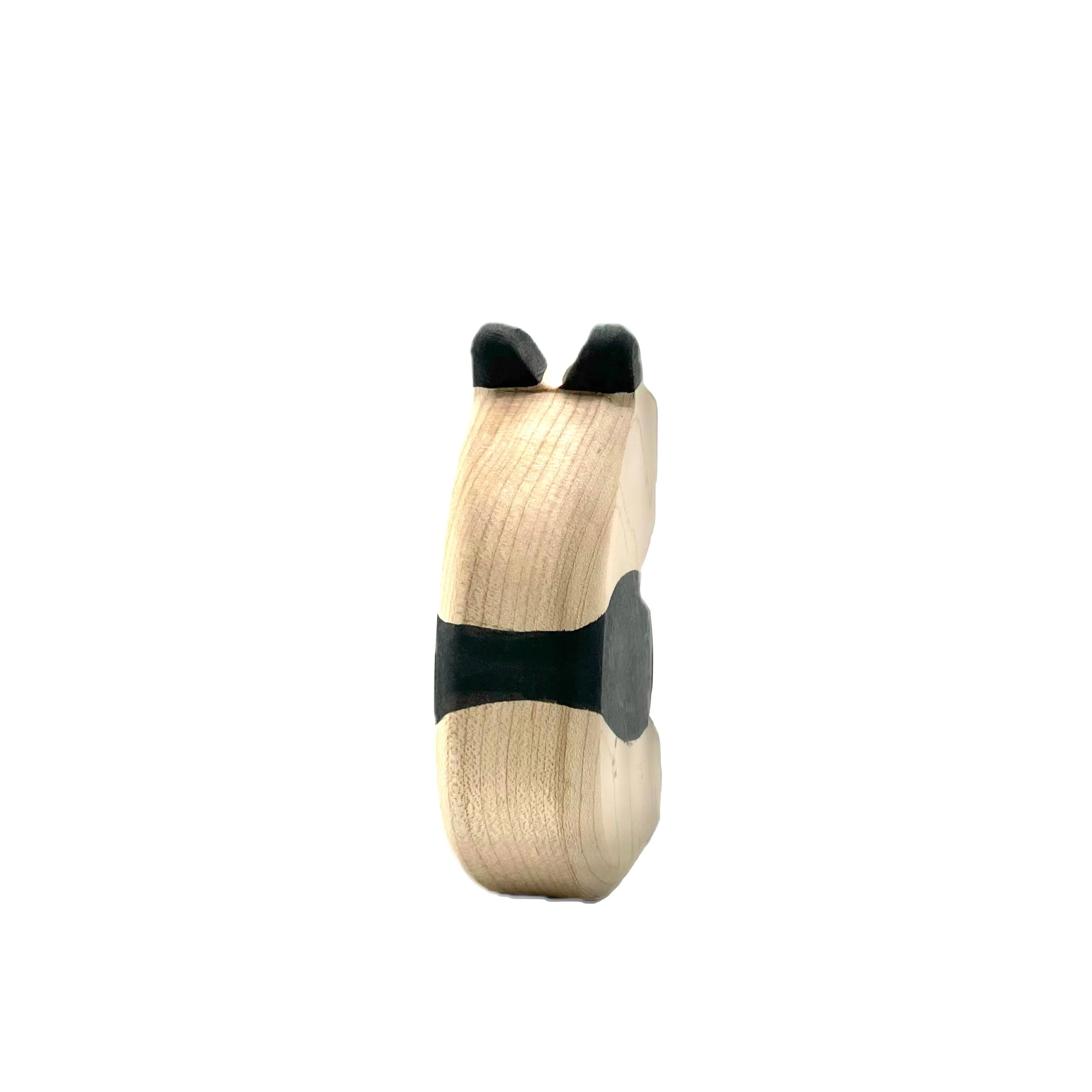Handcrafted Open Ended Wooden Toy Animal - Panda Sitting - Image 4