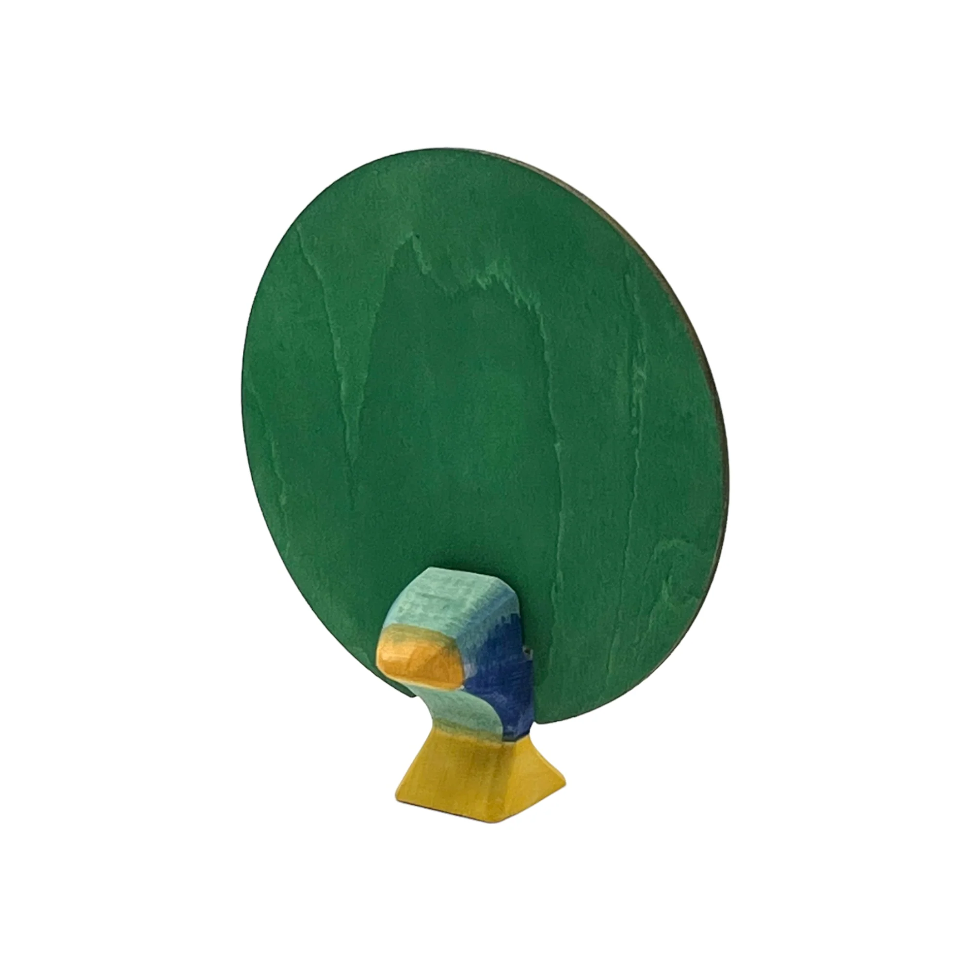 Handcrafted Open Ended Wooden Toy Animal - Peacock Open - Image 4