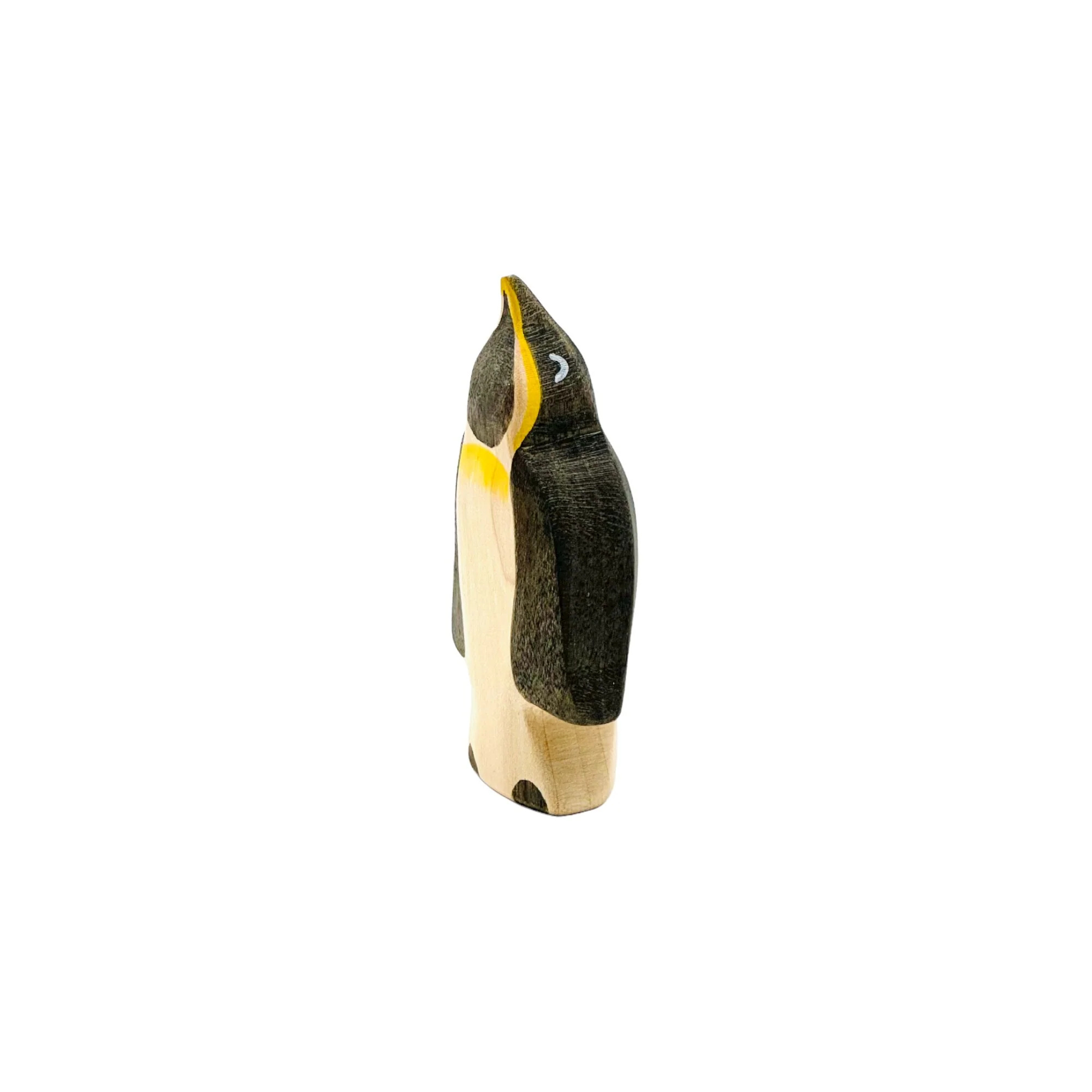Handcrafted Open Ended Wooden Toy Animal - Penguin From the Front - Image 2