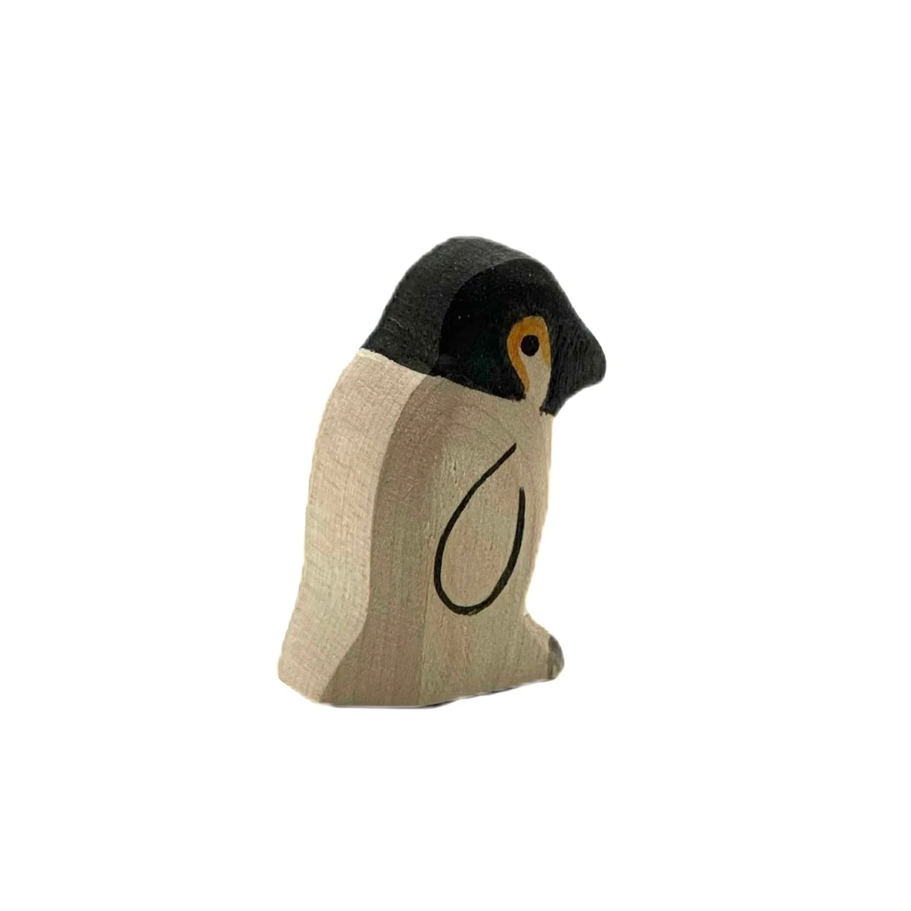 Handcrafted Open Ended Wooden Toy Animal - Penguin Small - Image 2