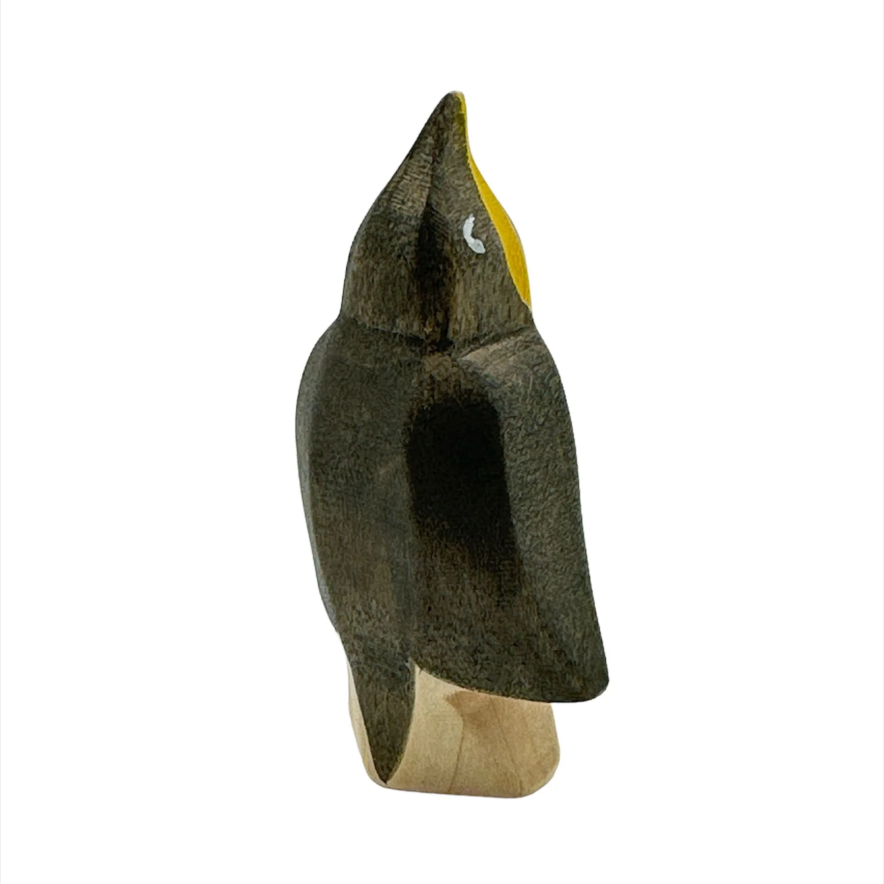 Handcrafted Open Ended Wooden Toy Animal - Penguin Standing - Image 2