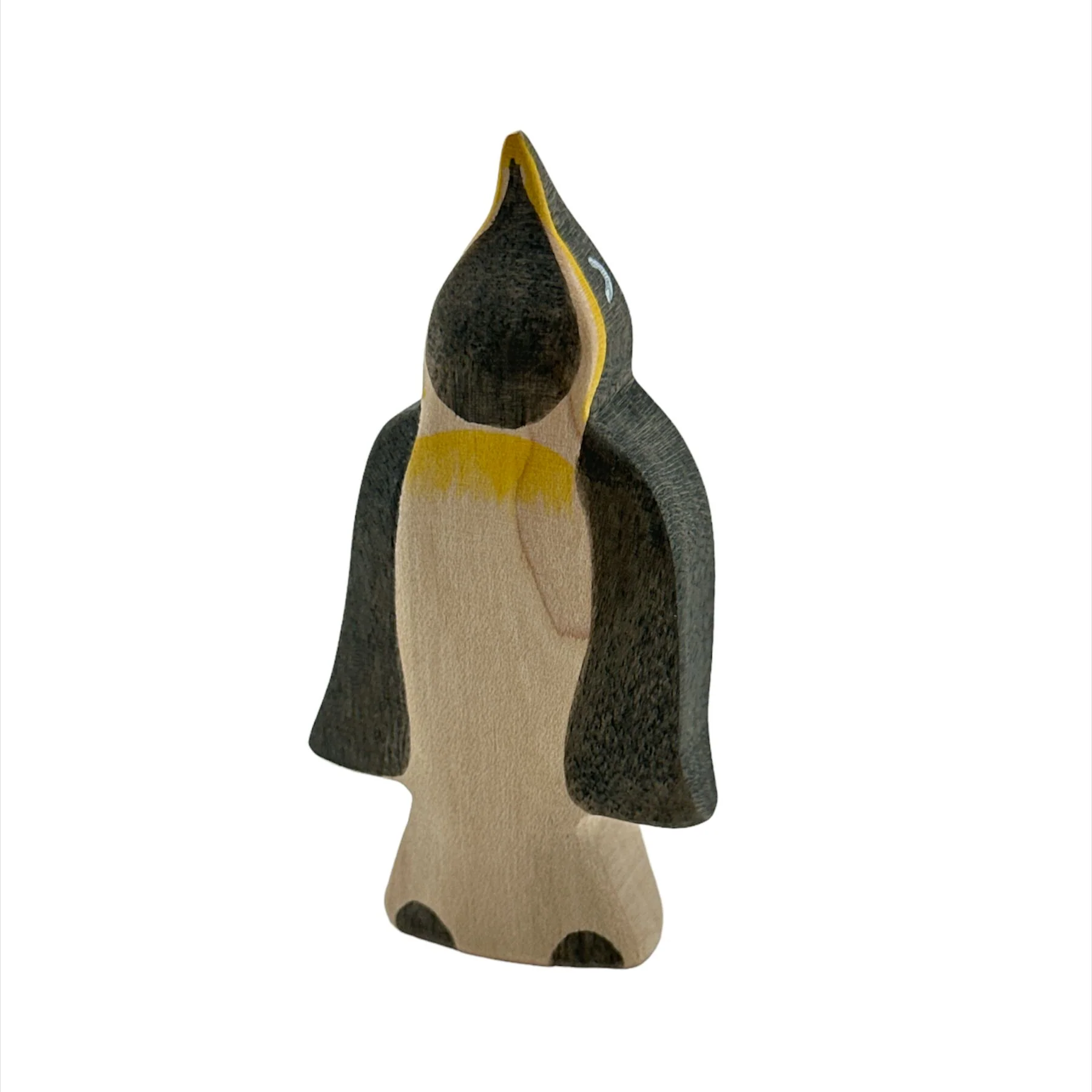 Handcrafted Open Ended Wooden Toy Animal - Penguin Standing - Image 3