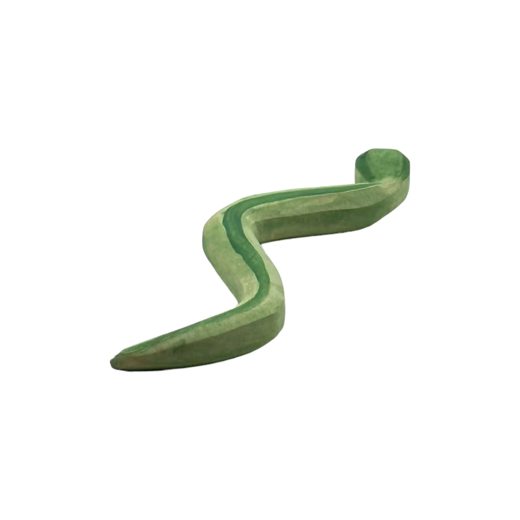 Handcrafted Open Ended Wooden Toy Animal - Snake - Image 3