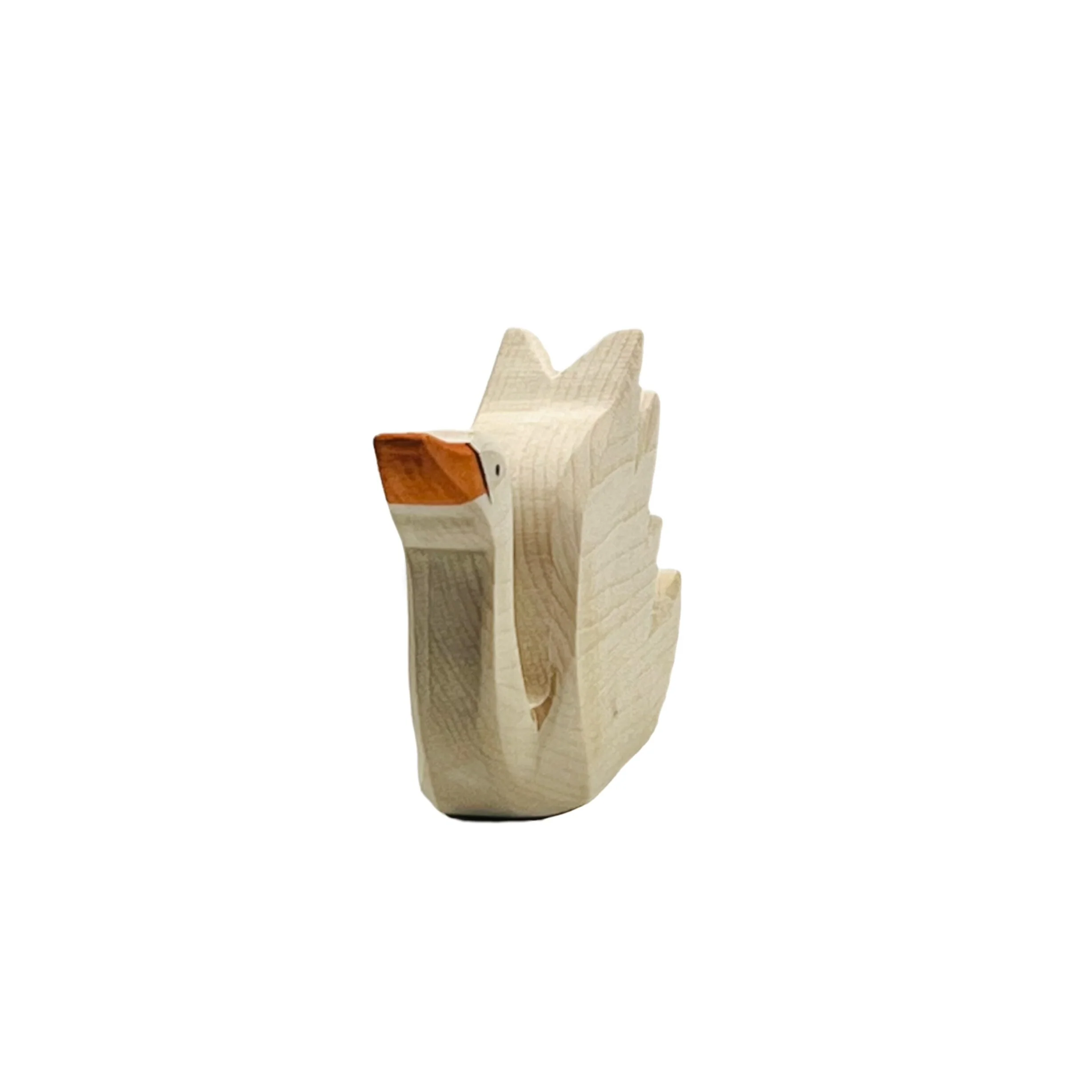 Handcrafted Open Ended Wooden Toy Animal - Swan - Image 3