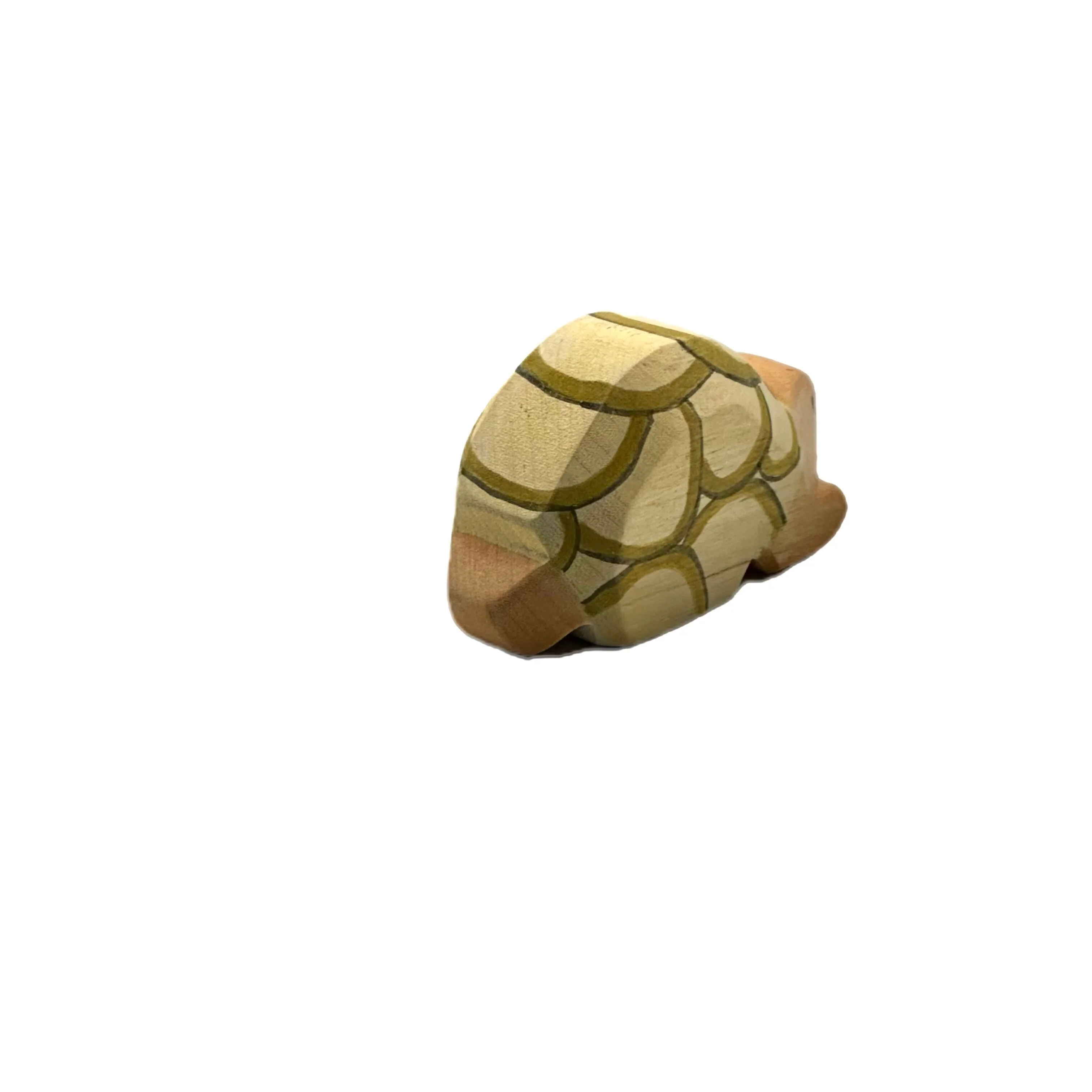 Handcrafted Open Ended Wooden Toy Animal - Turtle - Image 3