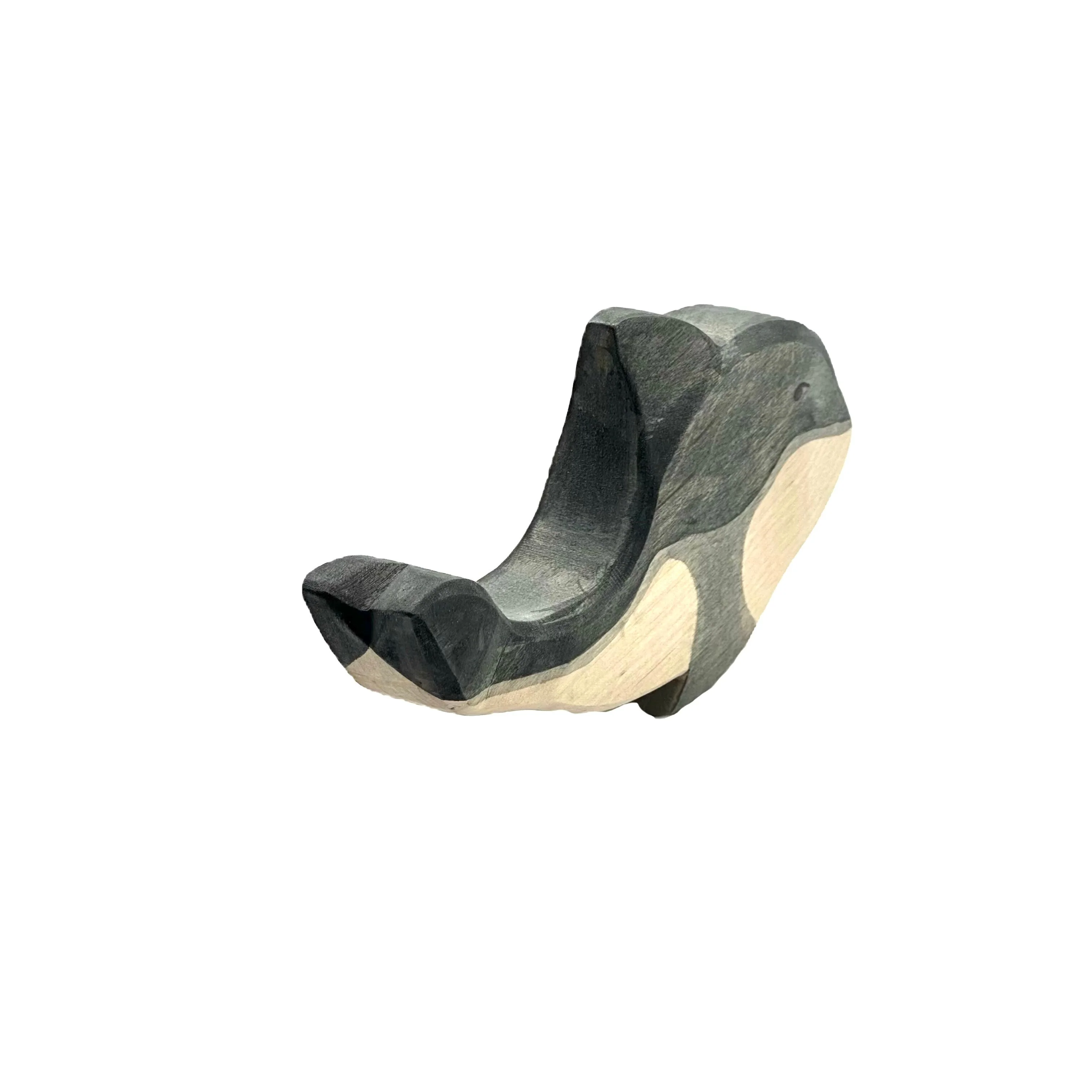 Handcrafted Open Ended Wooden Toy Animal - Whale - Image 2