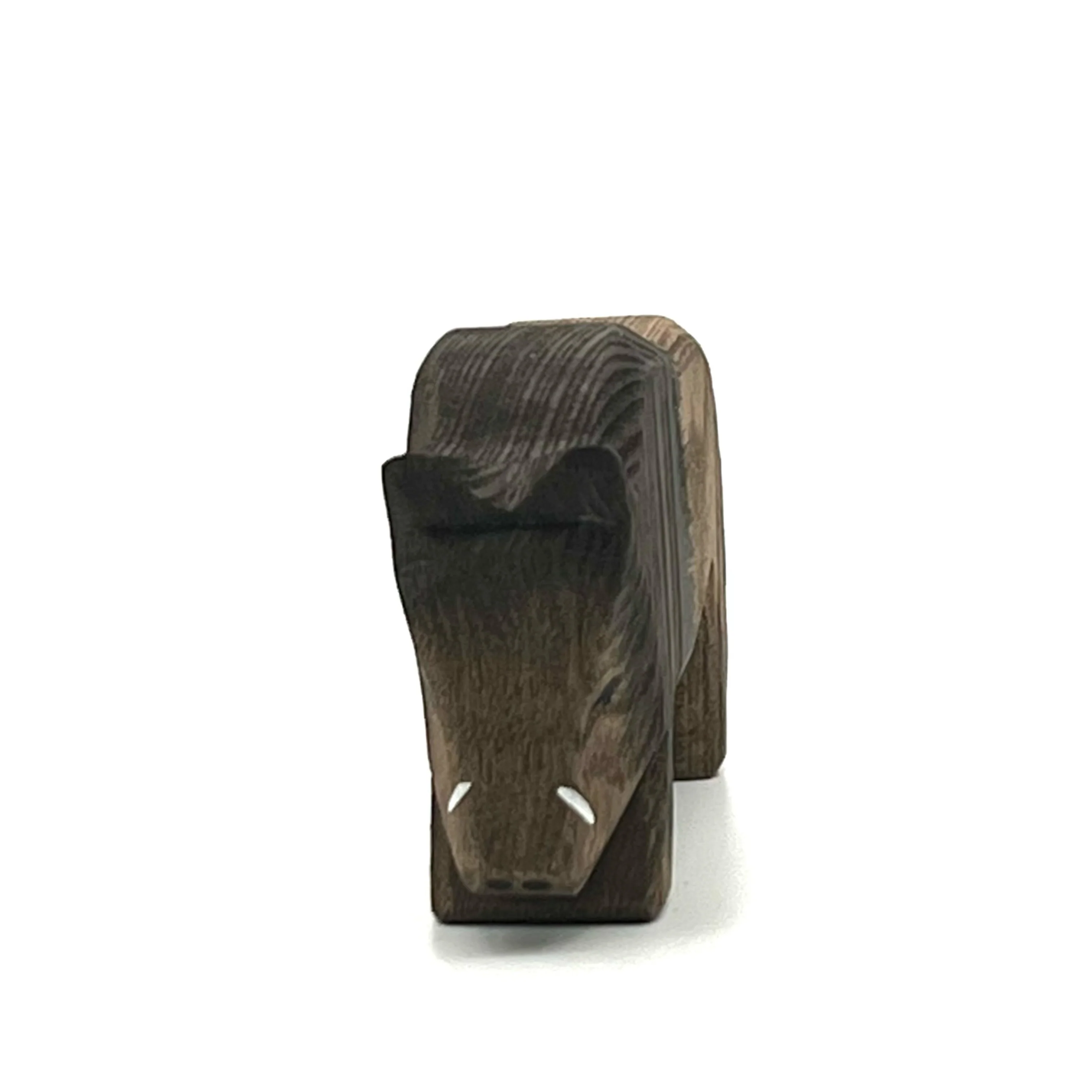 Handcrafted Open Ended Wooden Toy Animal - Wild Boar - Image 3