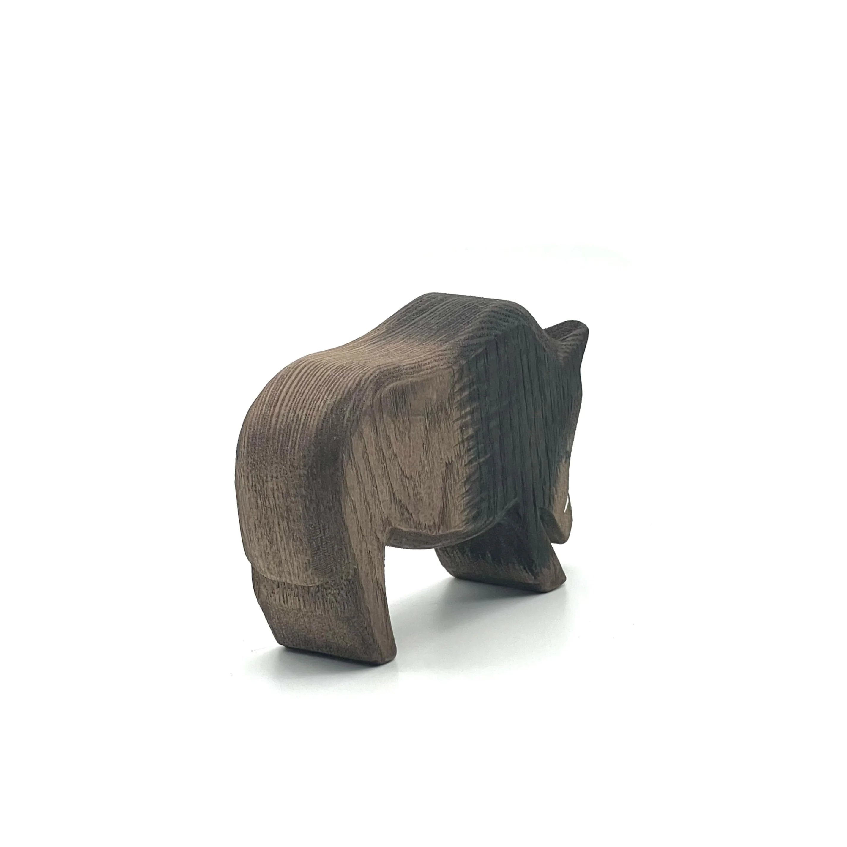 Handcrafted Open Ended Wooden Toy Animal - Wild Boar - Image 4