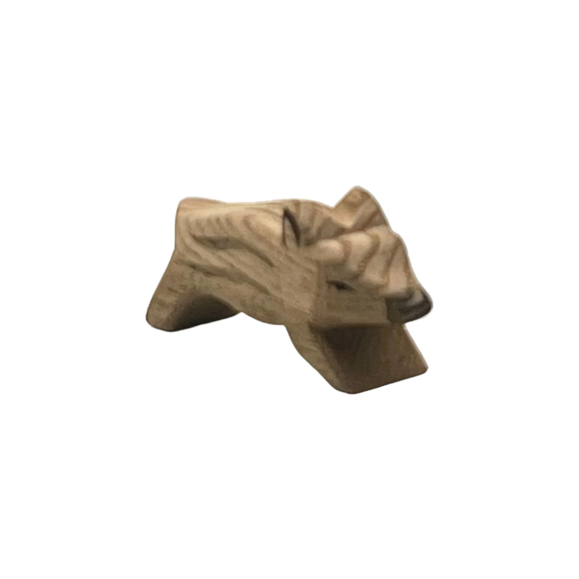 Handcrafted Open Ended Wooden Toy Animal - Wild Boar small - Image 3