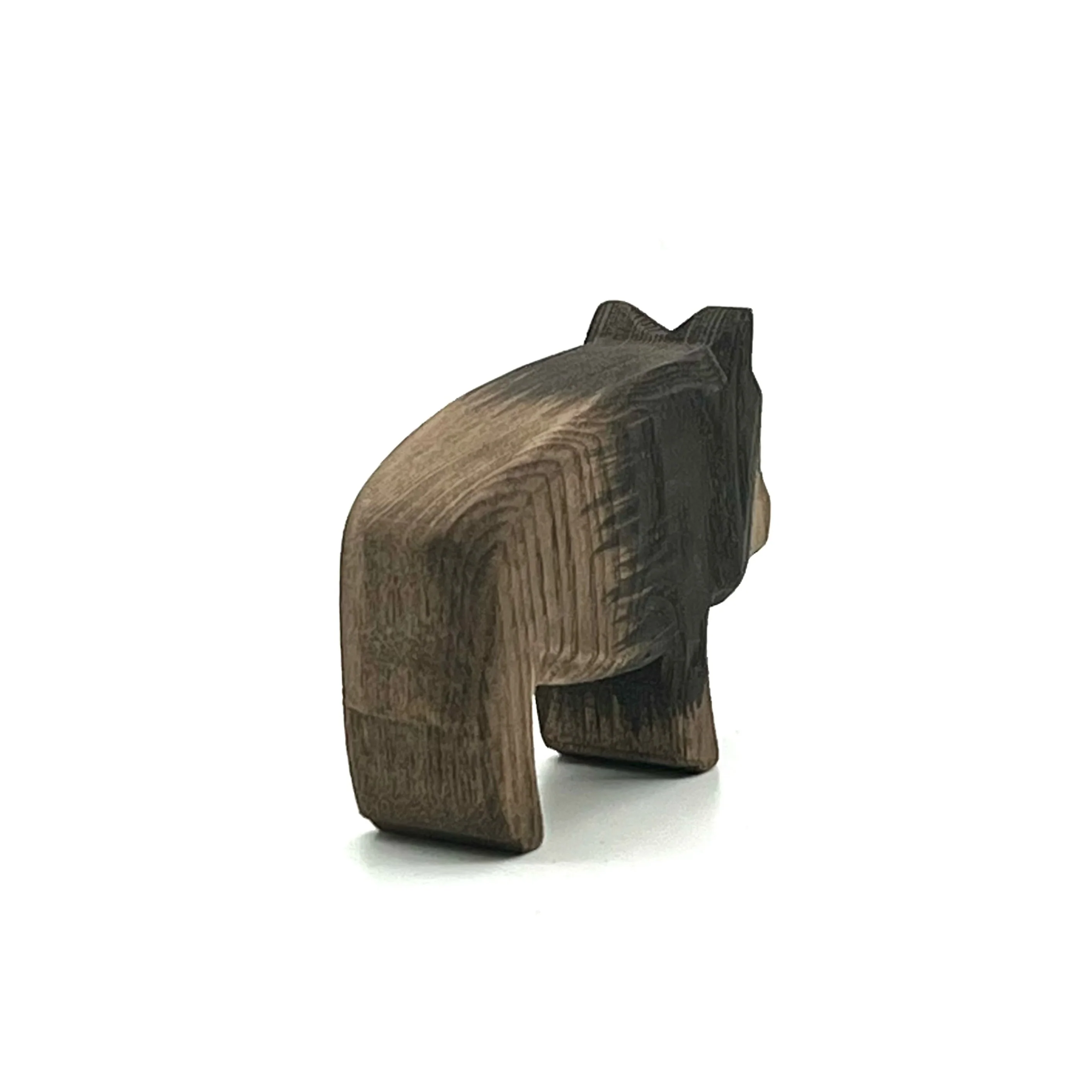 Handcrafted Open Ended Wooden Toy Animal - Wild Boar Sow - Image 3