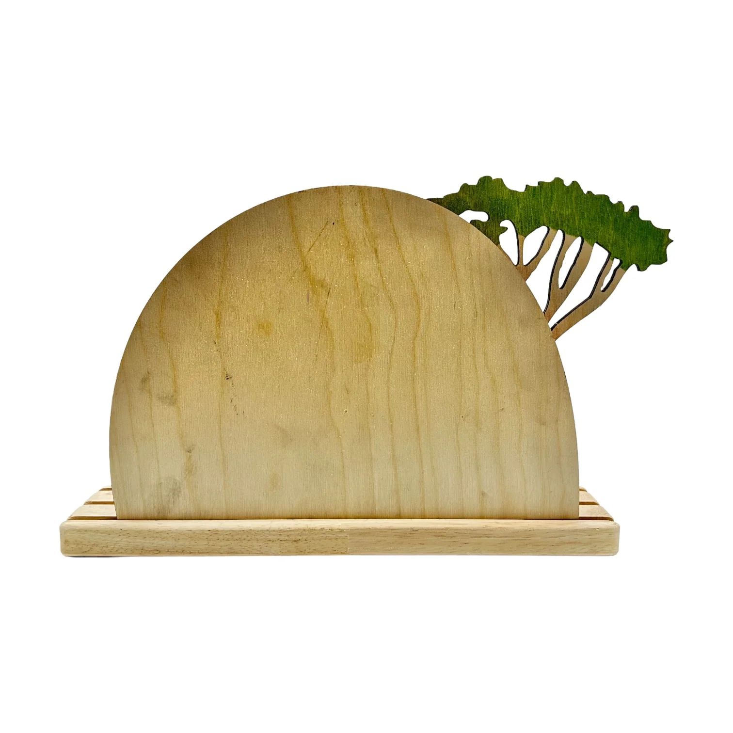 Handcrafted Open Ended Wooden Toy Background Board Story Scene Set - Sunset - Image 4