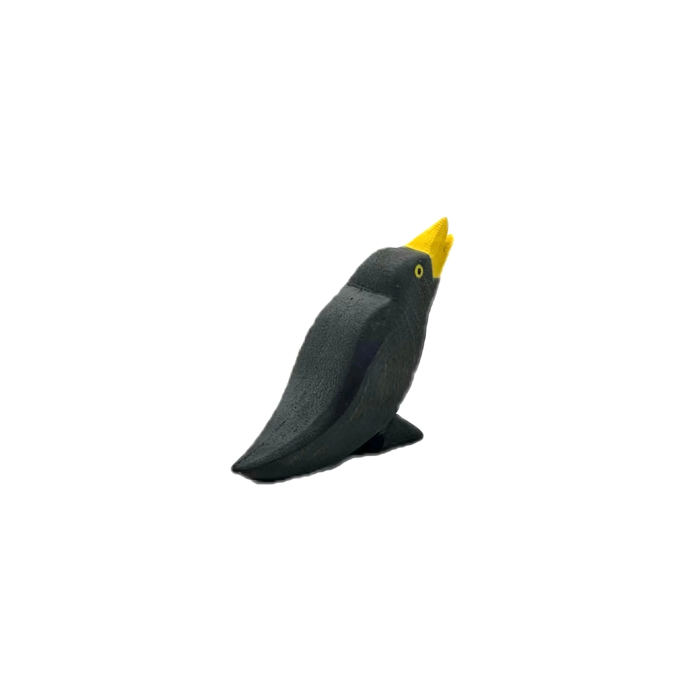 Handcrafted Open Ended Wooden Toy Bird - Blackbird - Image 3