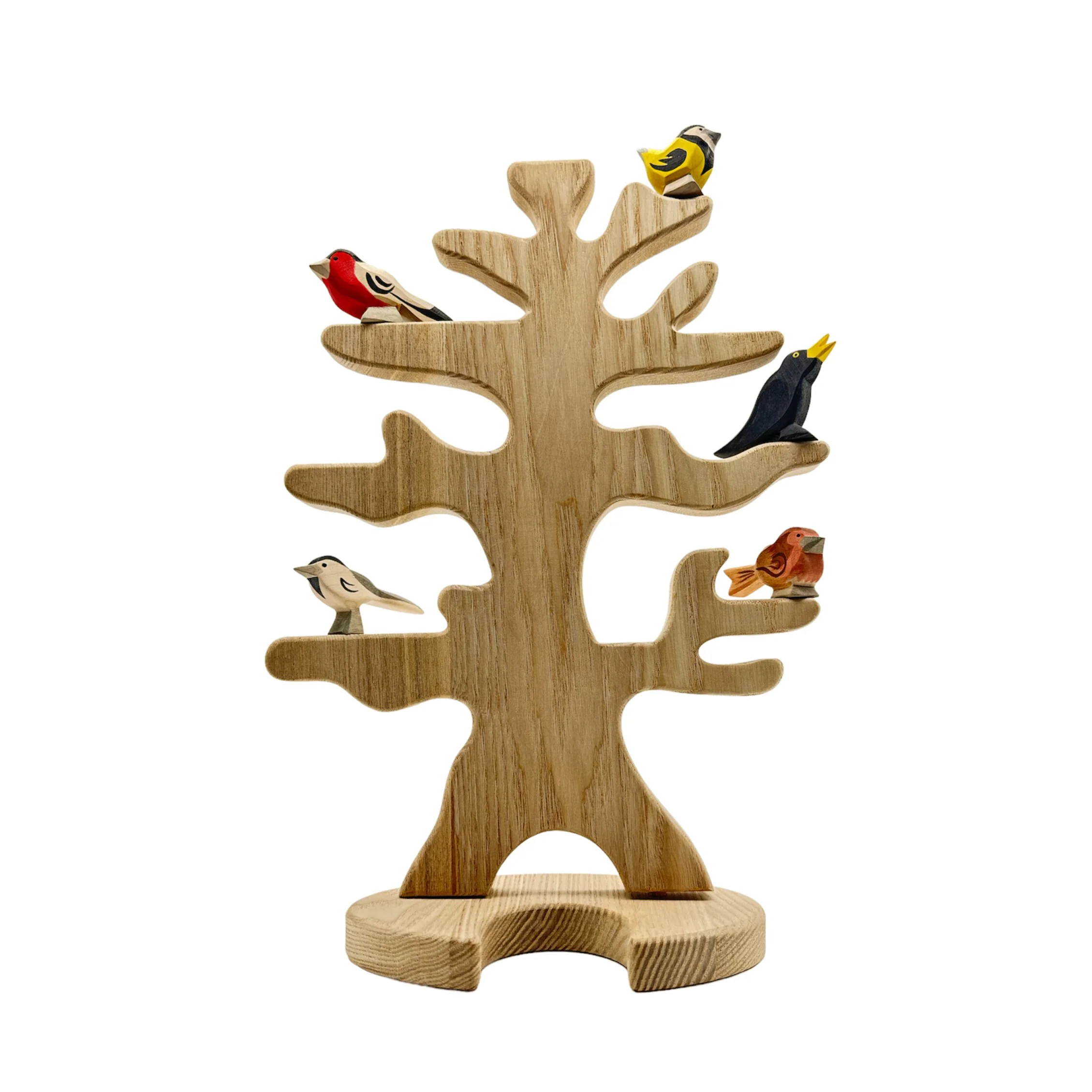 Handcrafted Open Ended Wooden Toy Bird - Chaffinch A - Image 4