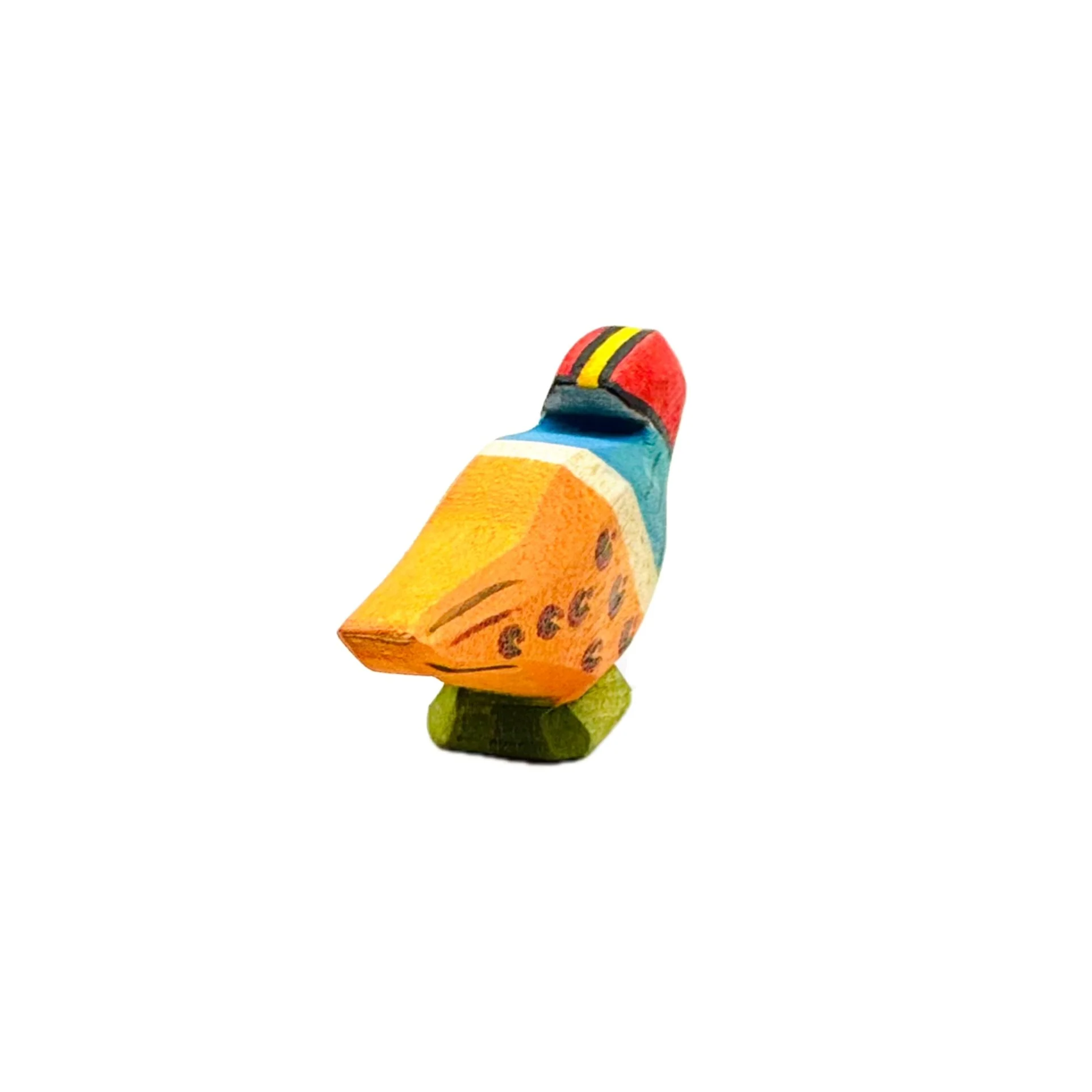 Handcrafted Open Ended Wooden Toy Bird - Pheasant Baby - Image 2