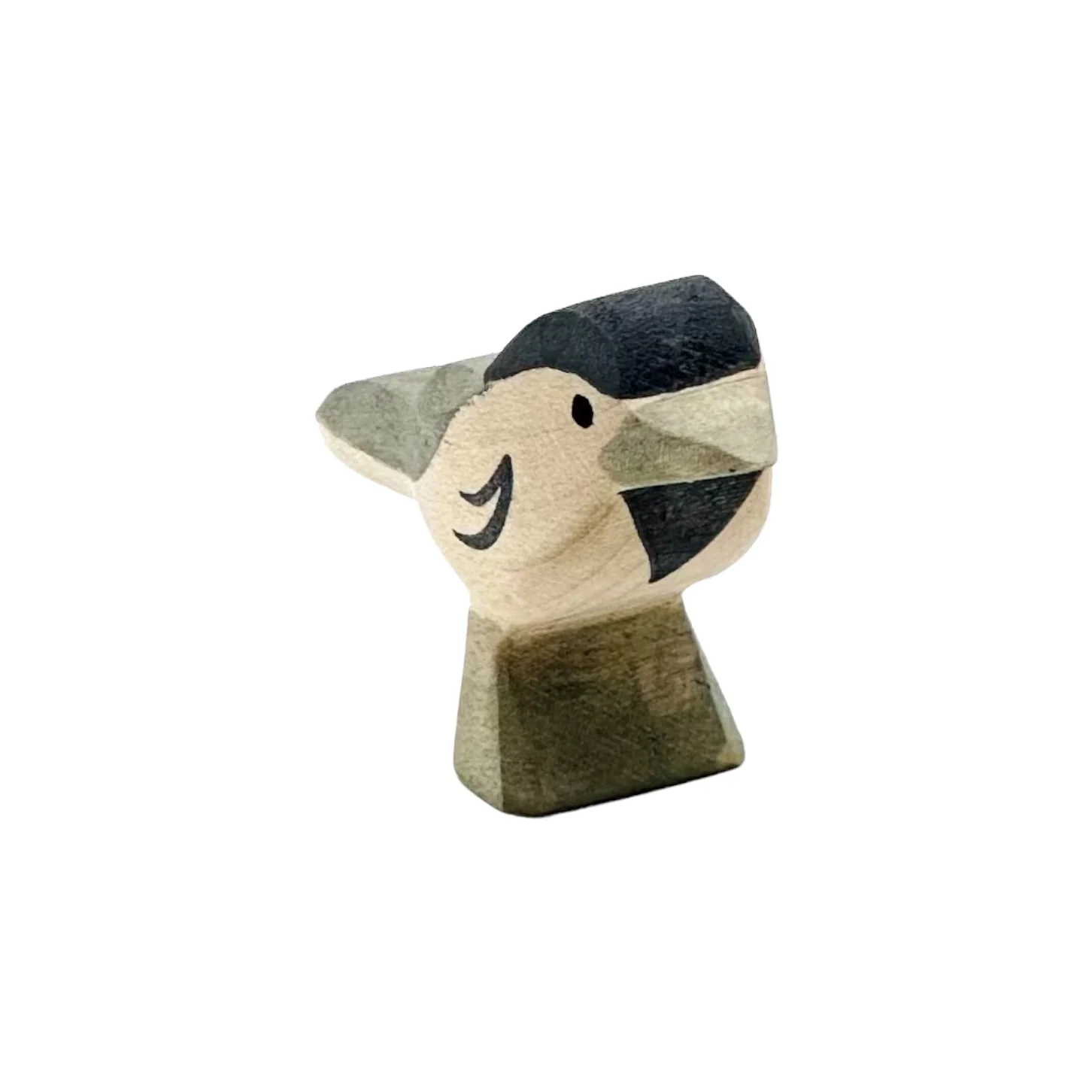 Handcrafted Open Ended Wooden Toy Bird - Wagtail - Image 3