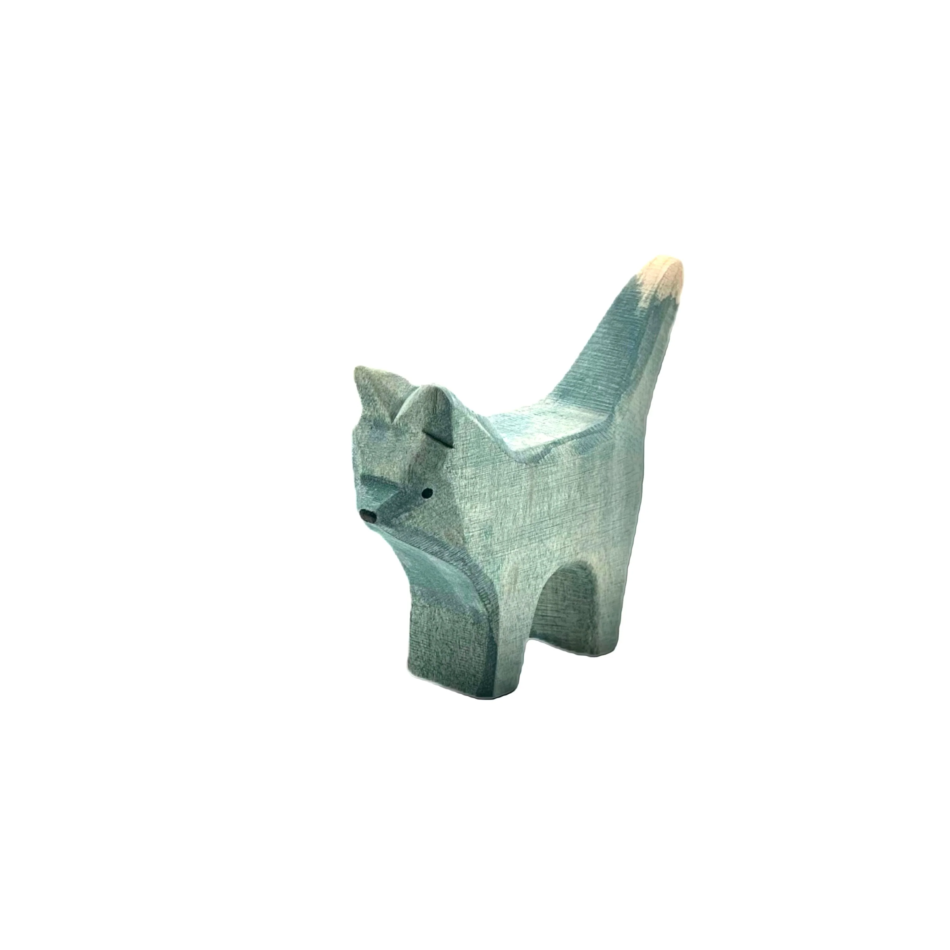 Handcrafted Open Ended Wooden Toy Farm Animal - Bremer Cat - Image 2
