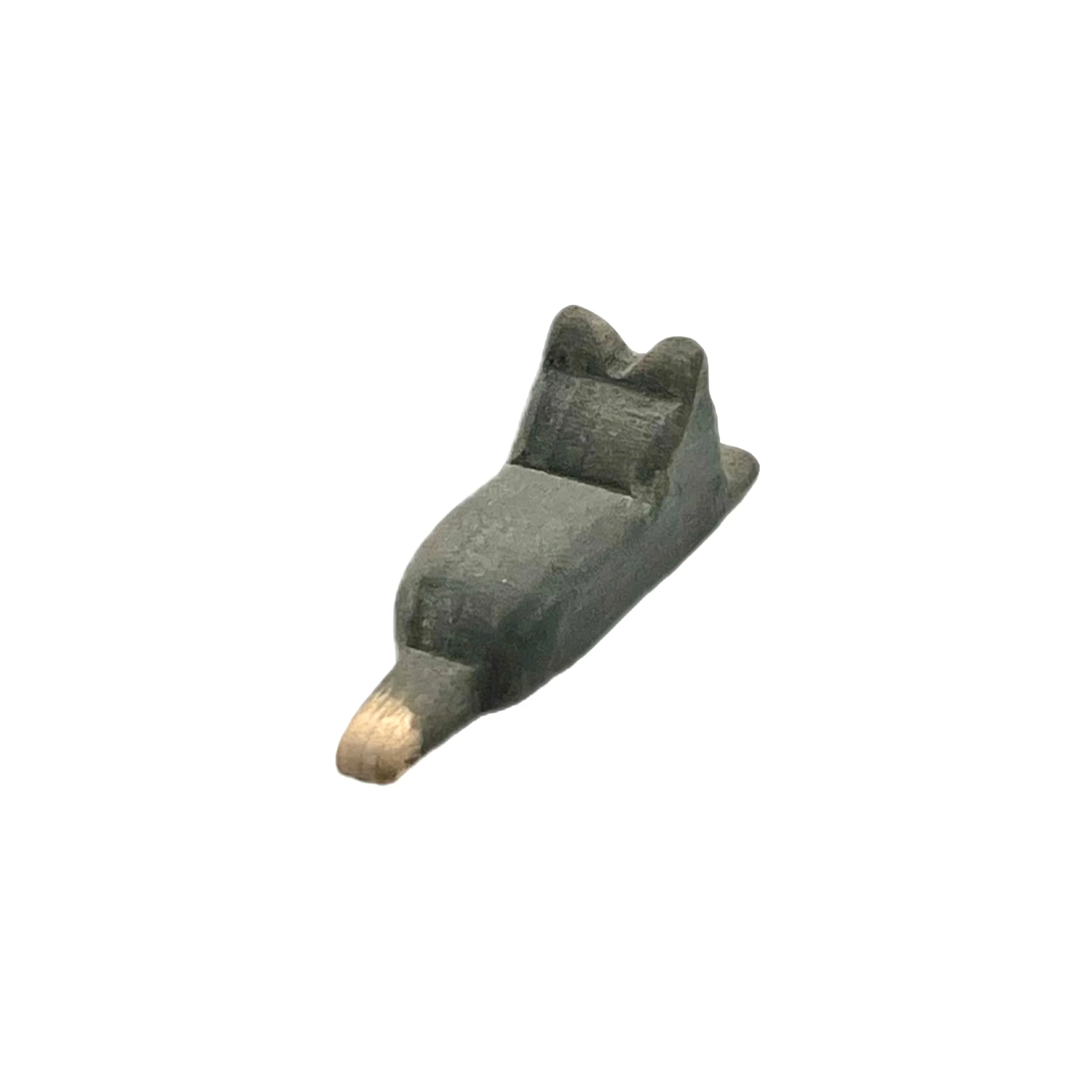Handcrafted Open Ended Wooden Toy Farm Animal - Cat small - Image 2