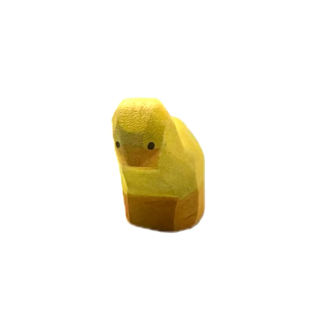 Handcrafted Open Ended Wooden Toy Farm Animal - Chick - Image 2