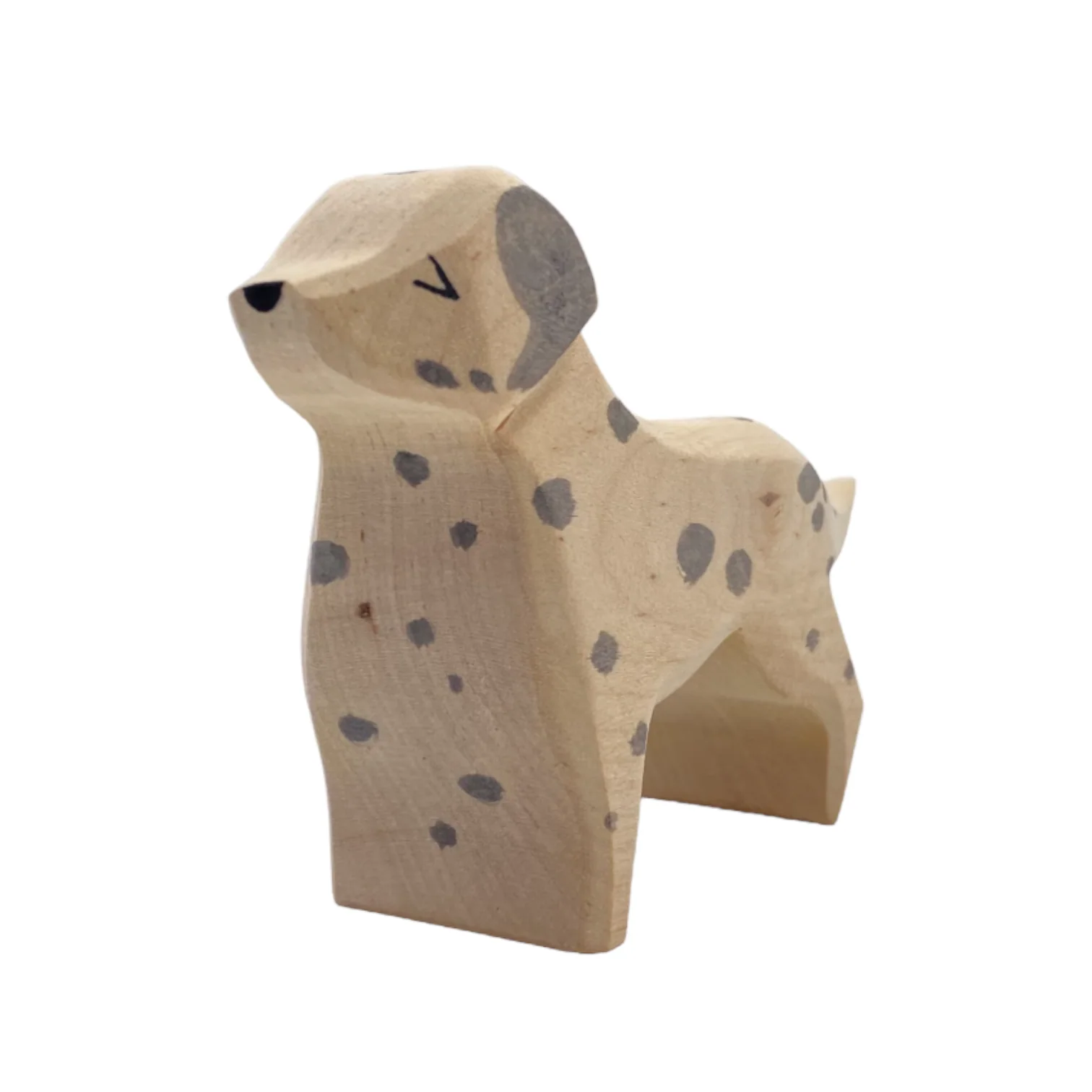 Handcrafted Open Ended Wooden Toy Farm Animal - Dalmatian - Image 3