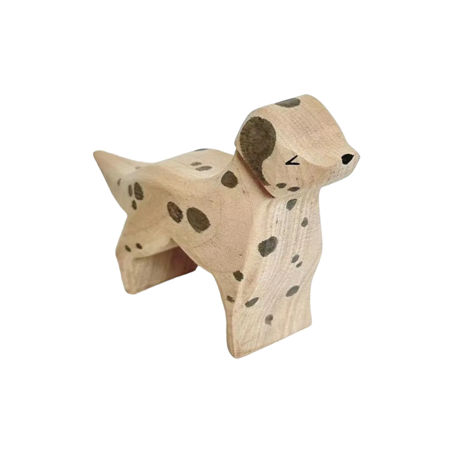 Handcrafted Open Ended Wooden Toy Farm Animal - Dalmatian - Image 4