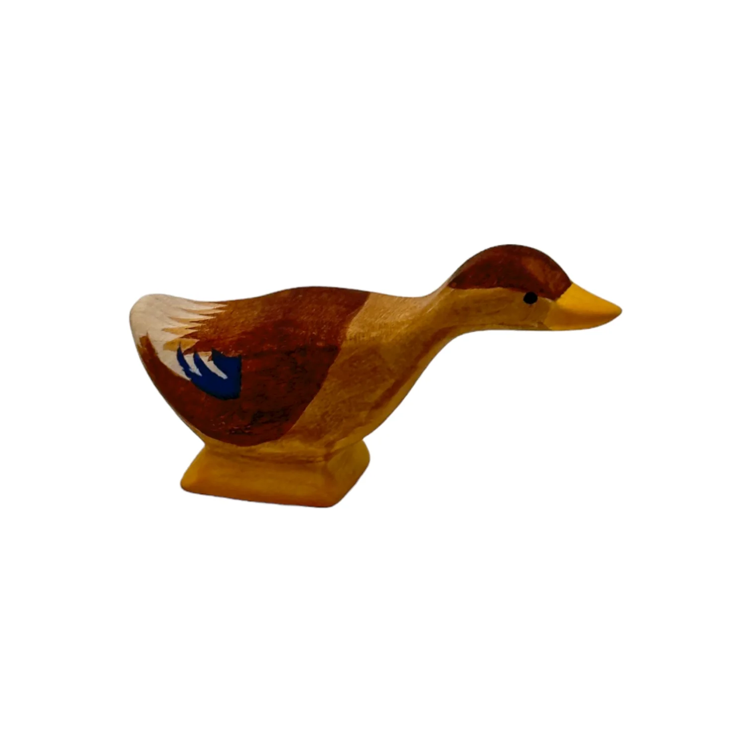 Handcrafted Open Ended Wooden Toy Farm Animal - Duck long neck - Image 2