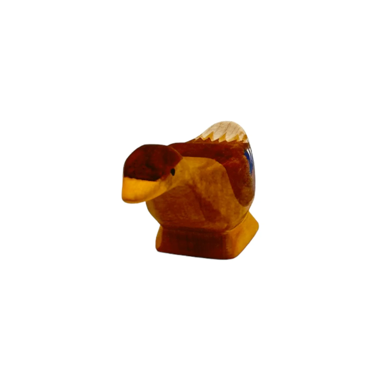 Handcrafted Open Ended Wooden Toy Farm Animal - Duck long neck - Image 3