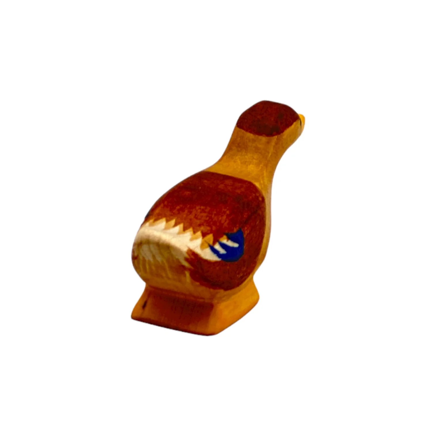 Handcrafted Open Ended Wooden Toy Farm Animal - Duck long neck - Image 4