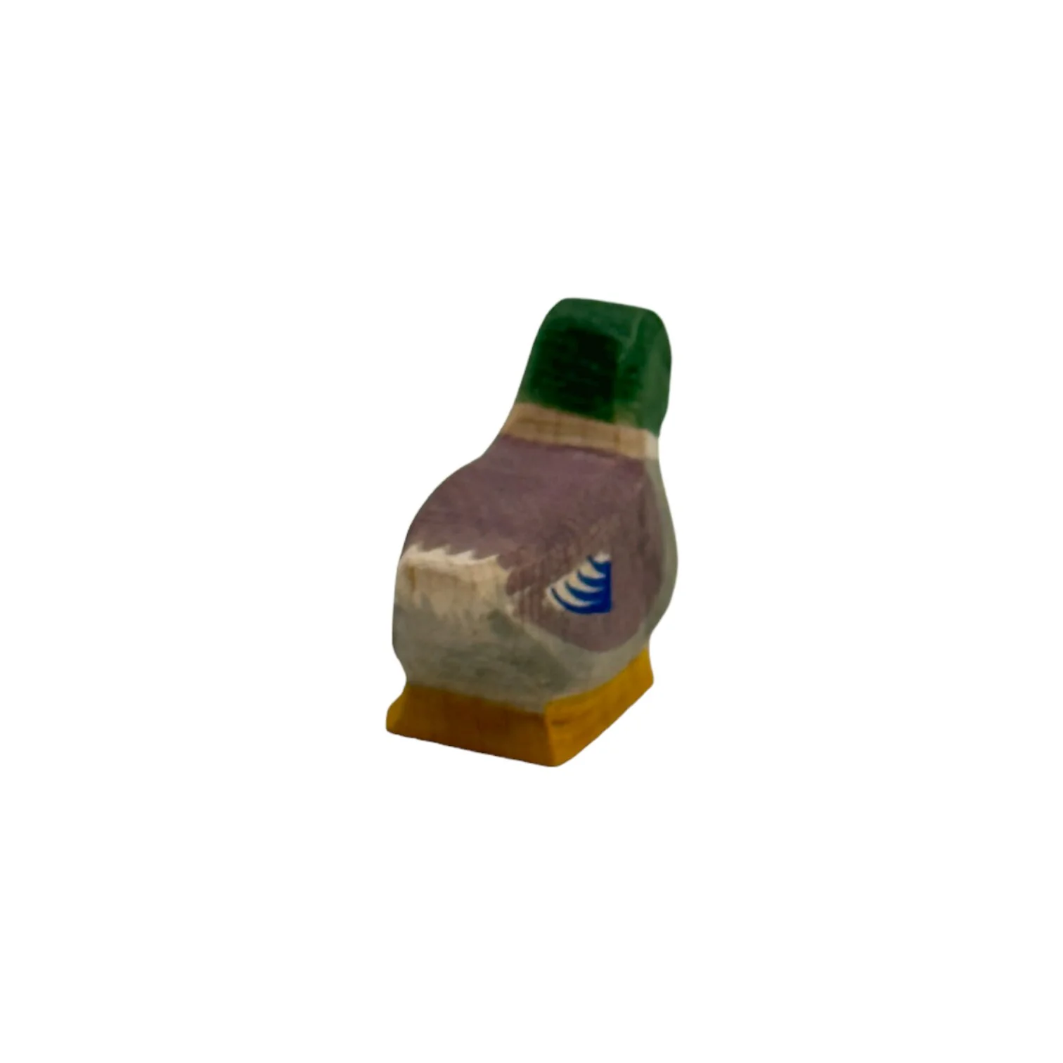 Handcrafted Open Ended Wooden Toy Farm Animal - Duck male - Image 3