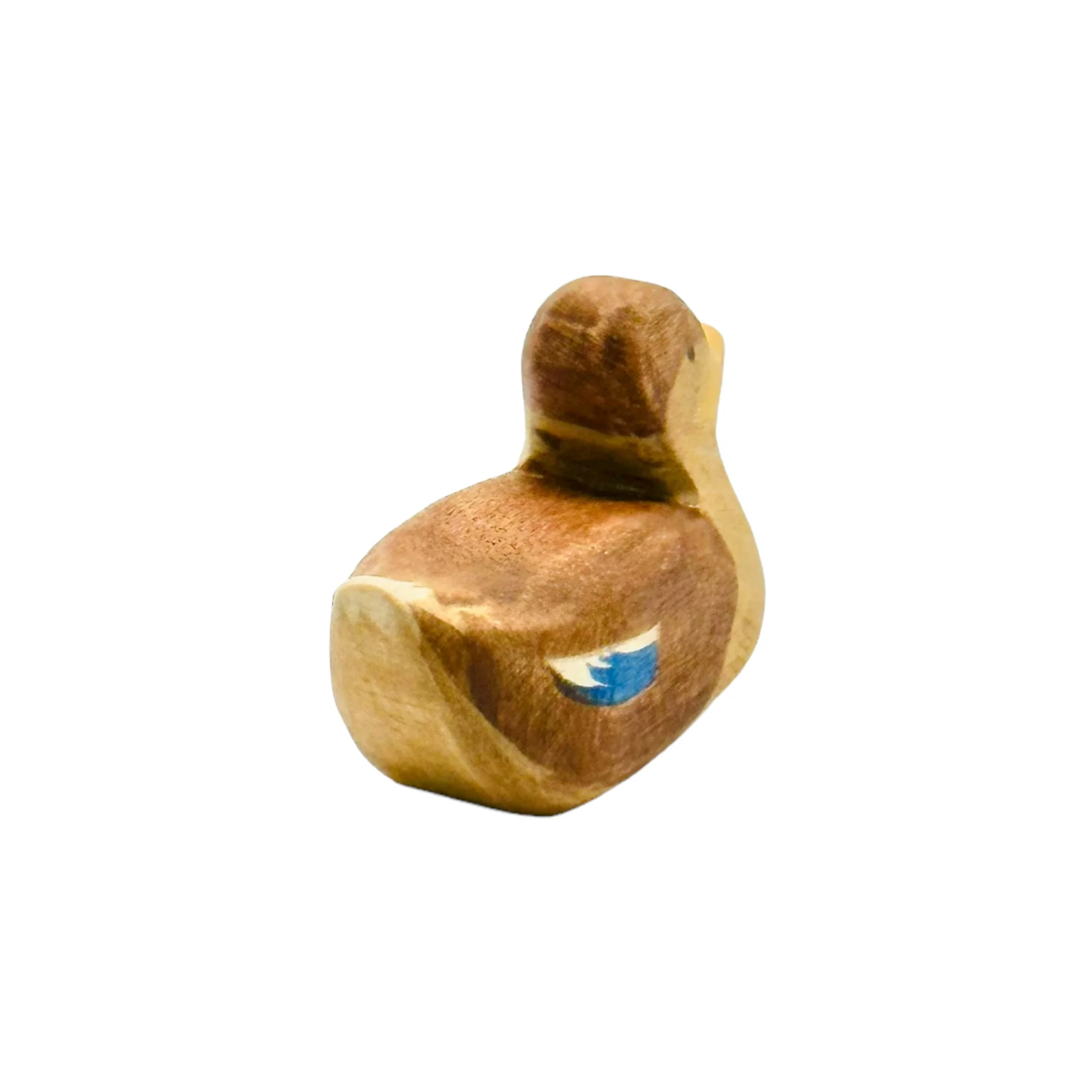 Handcrafted Open Ended Wooden Toy Farm Animal - Duck swimming - Image 3
