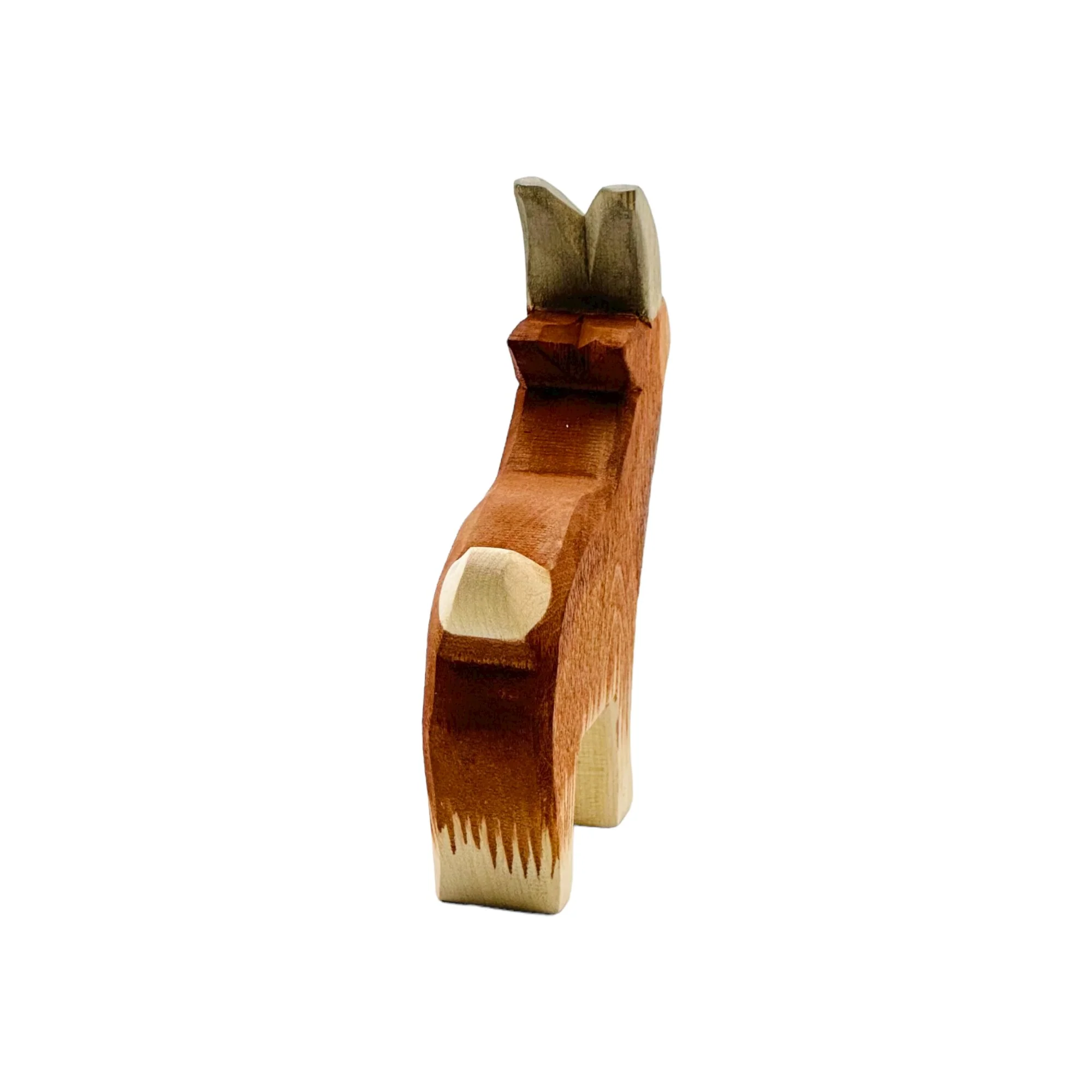 Handcrafted Open Ended Wooden Toy Farm Animal - Goat male - Image 4