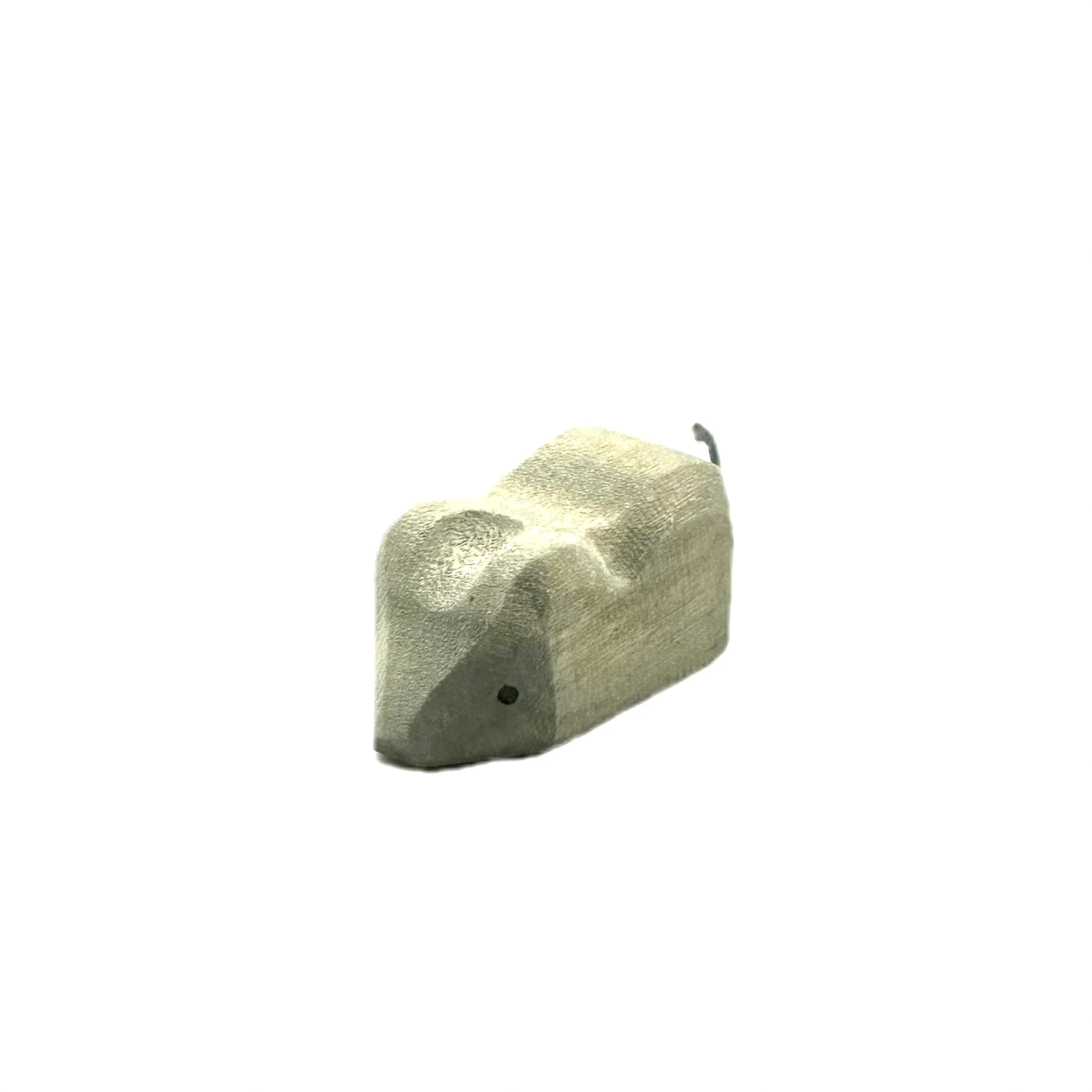 Handcrafted Open Ended Wooden Toy Farm Animal - Mouse - Image 2